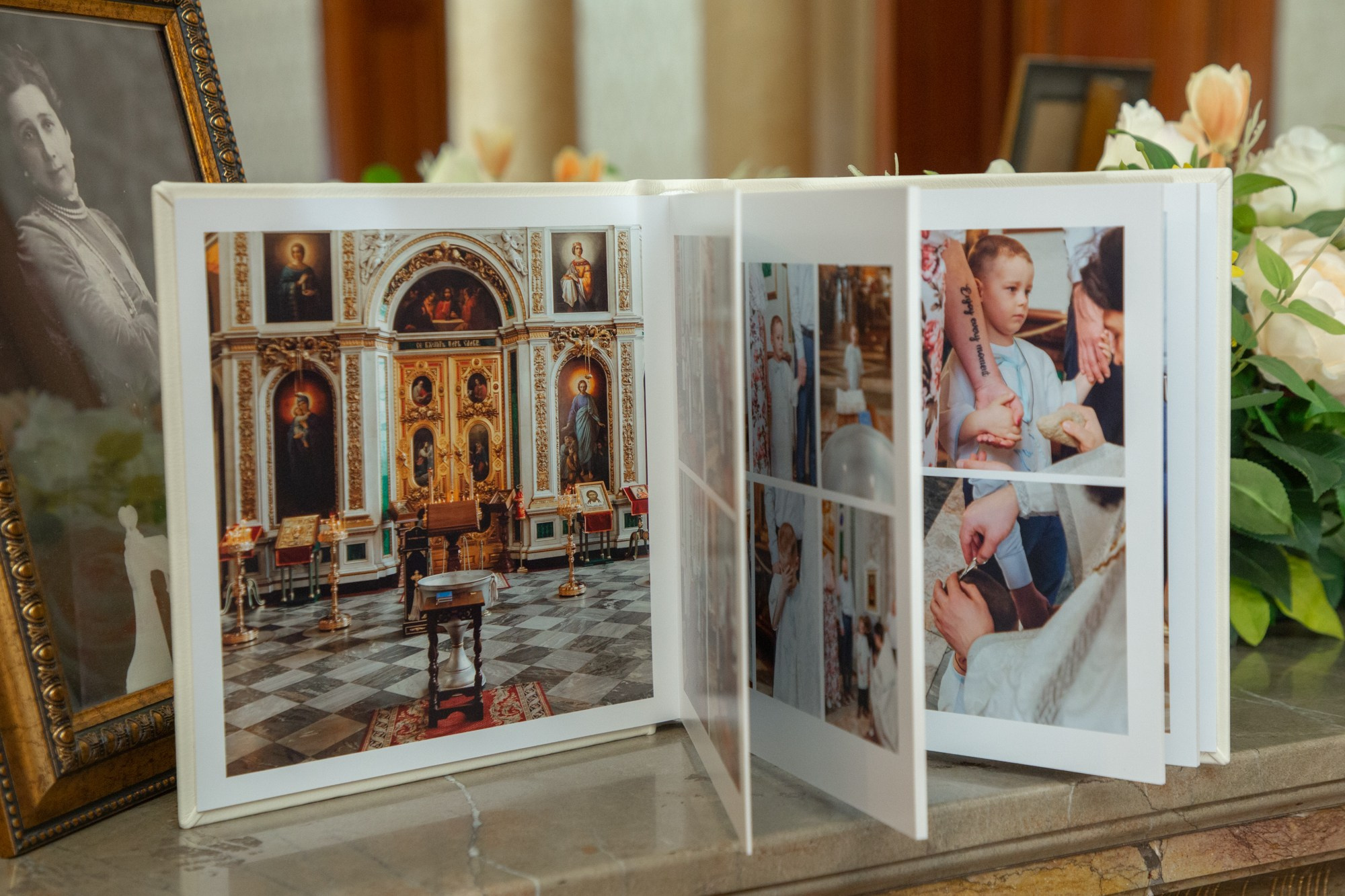 Фотокнига «Таинство Крещения» формат 25×25см. Фотограф крещение венчание в Петербурге! Помогает подобрать храм и посоветовал душевного батюшку в СПб