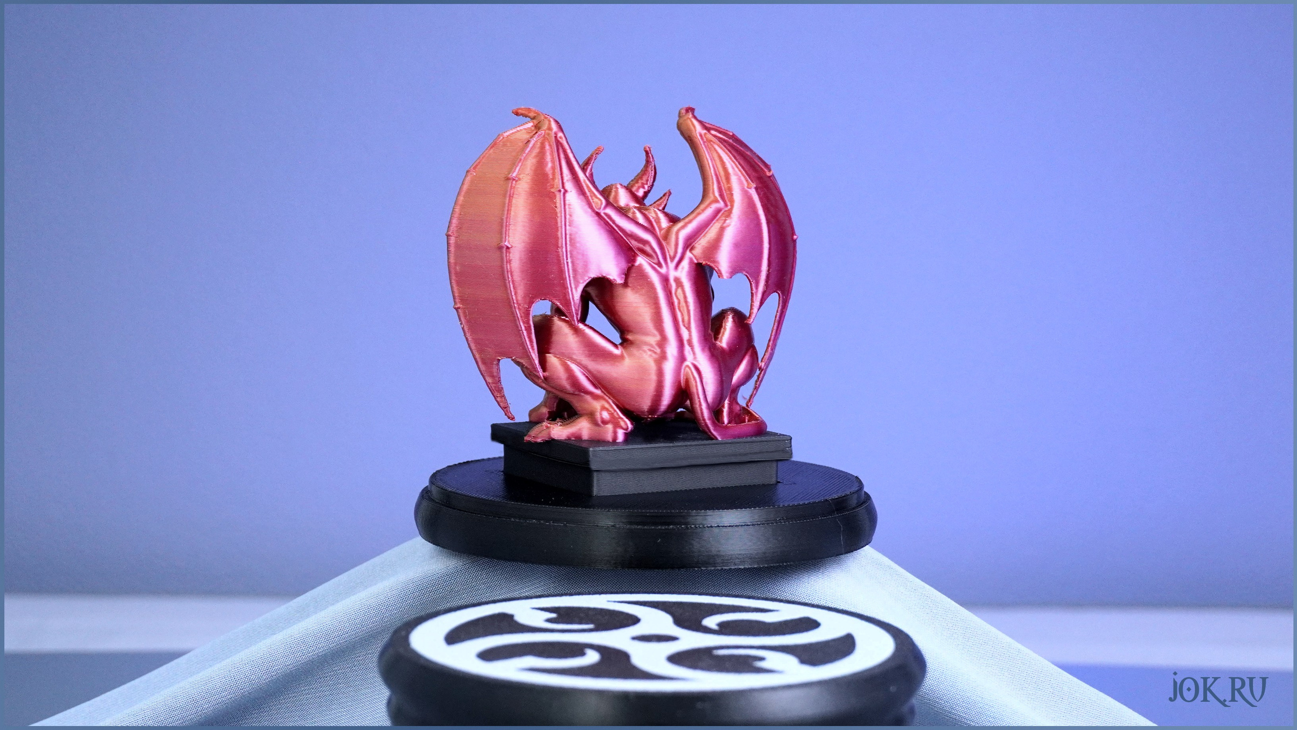 Фигурка горгульи с магнитом, PLA, эффект хамелеона, 7×7 см