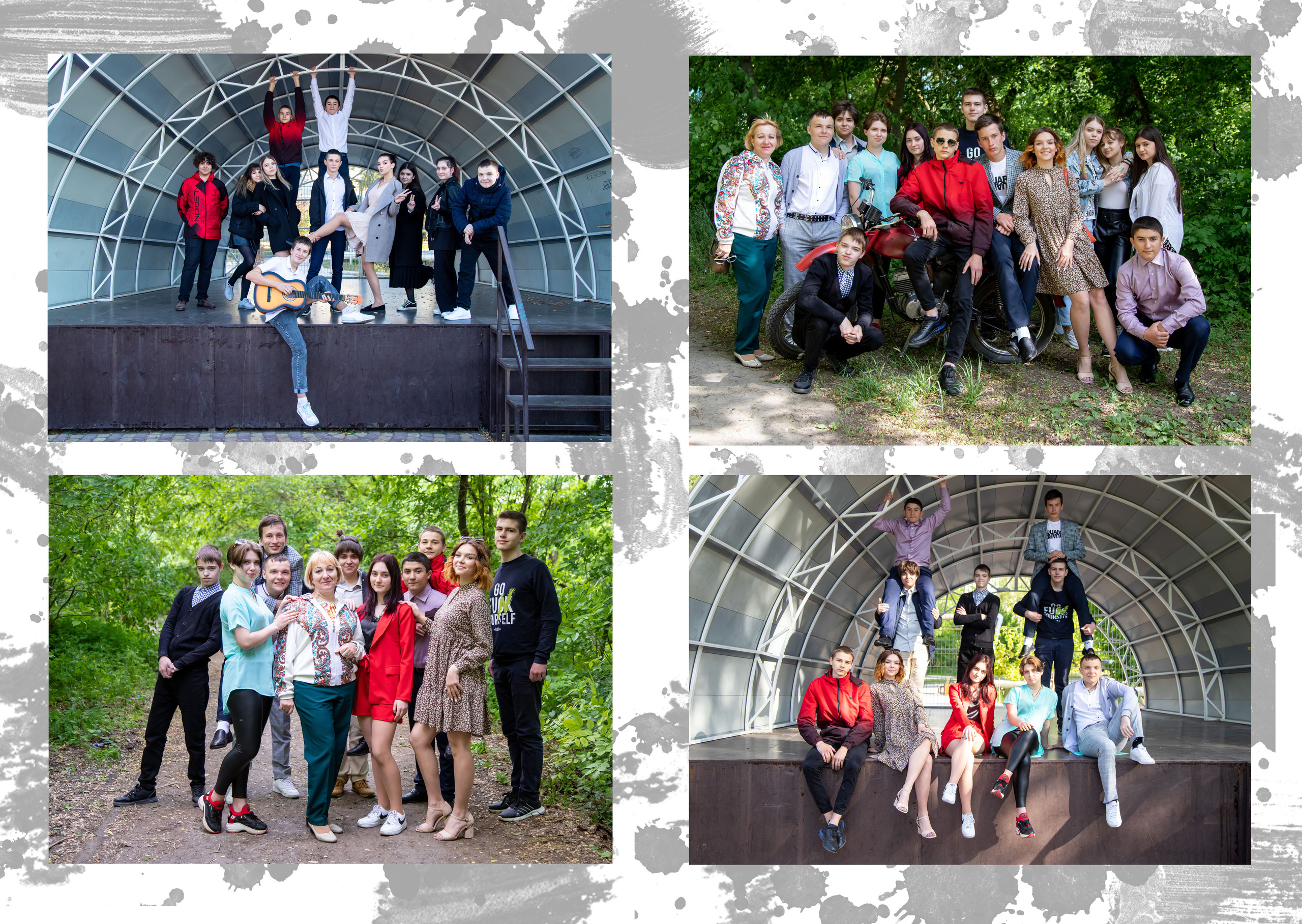 Общий 8 разворотов. Выпускной альбом Шахты Ростов