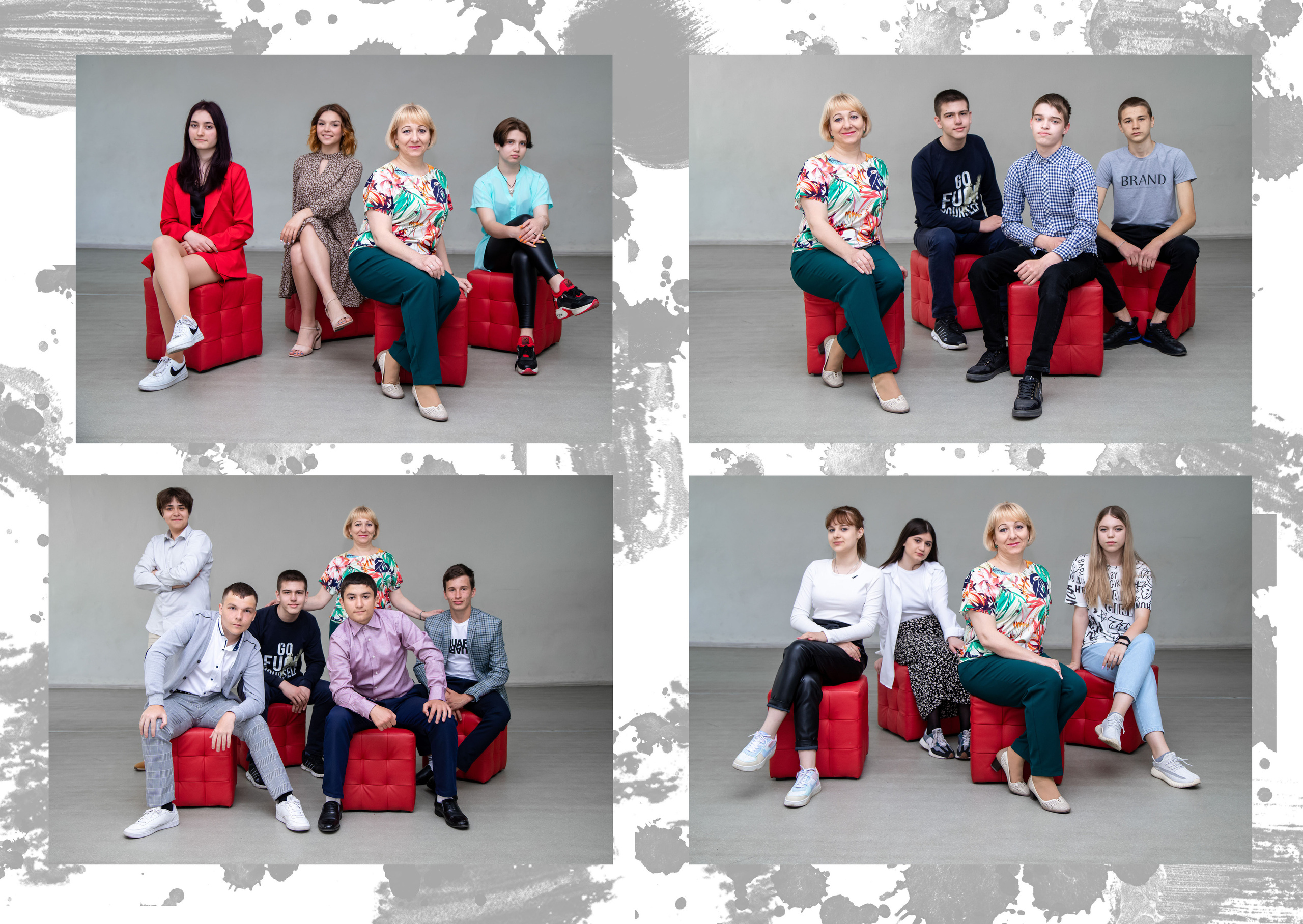 Общий 8 разворотов. Выпускной альбом Шахты Ростов