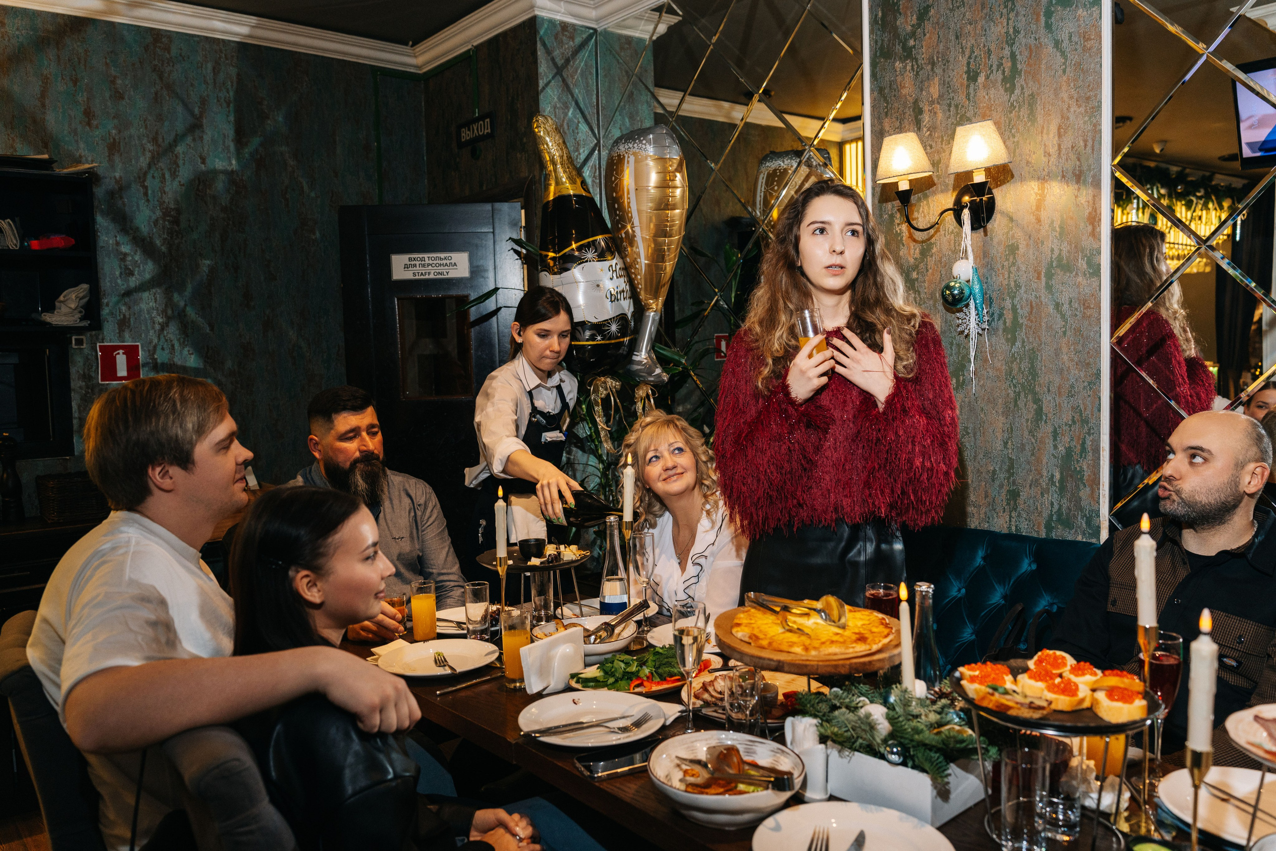 День рождения Алисы ресторан Кинза, Щелково