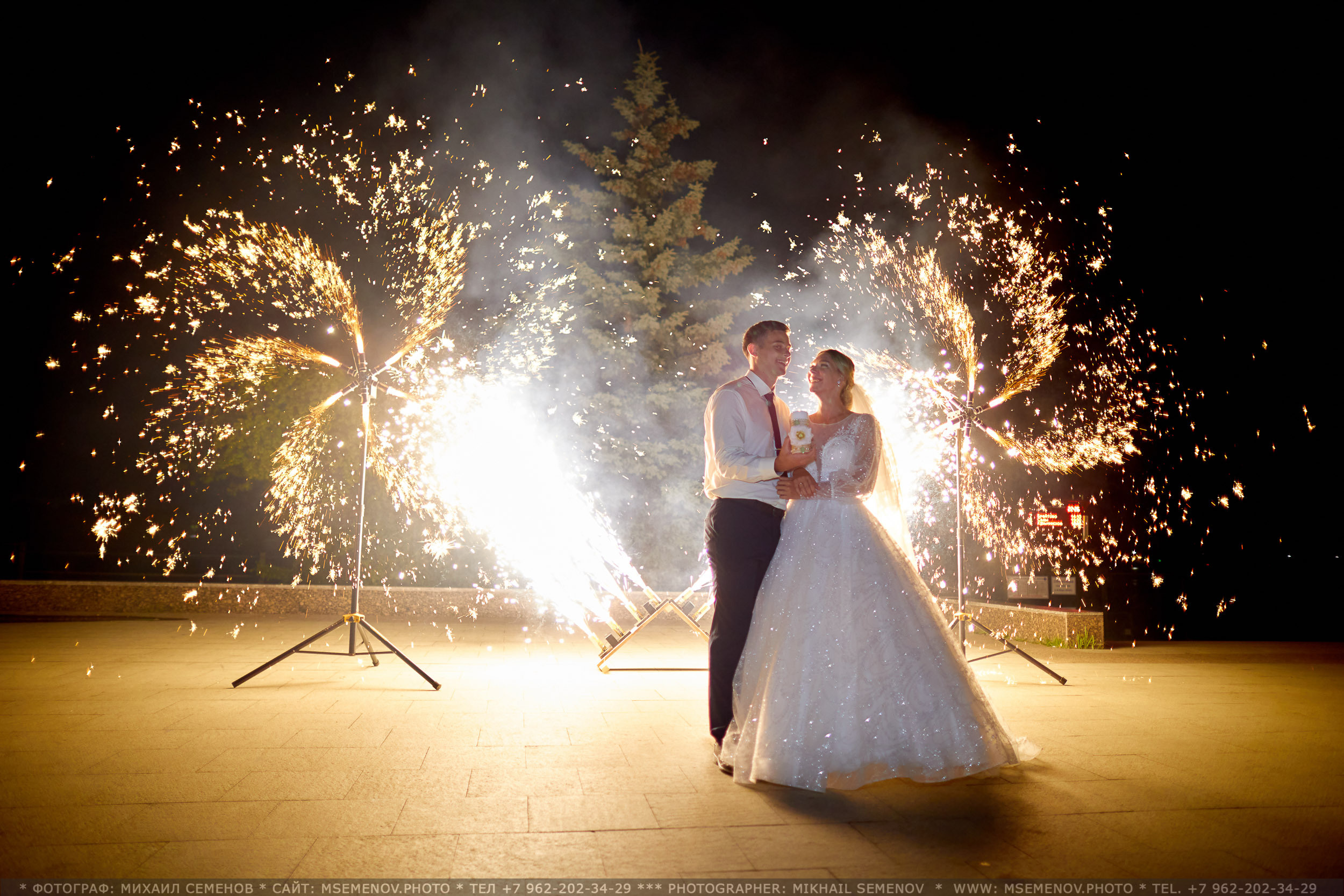 Свадьба Дарины и Андрея. Photographer for business Mikhail Semenov. Aqua photo studio, photo school