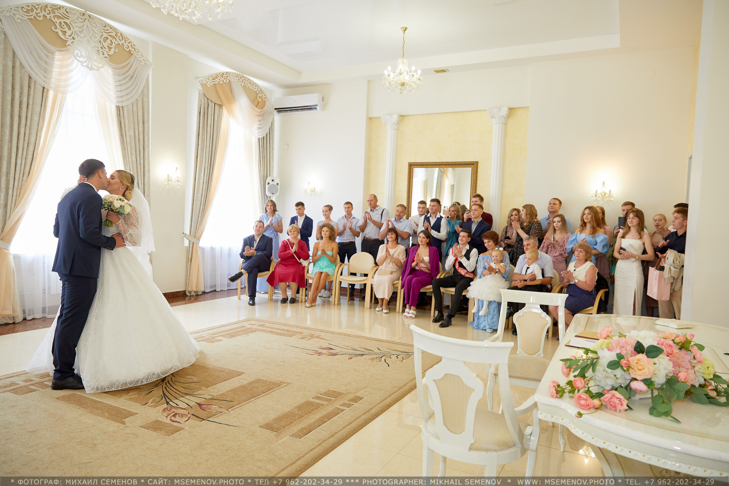 Свадьба Дарины и Андрея. Photographer for business Mikhail Semenov. Aqua photo studio, photo school