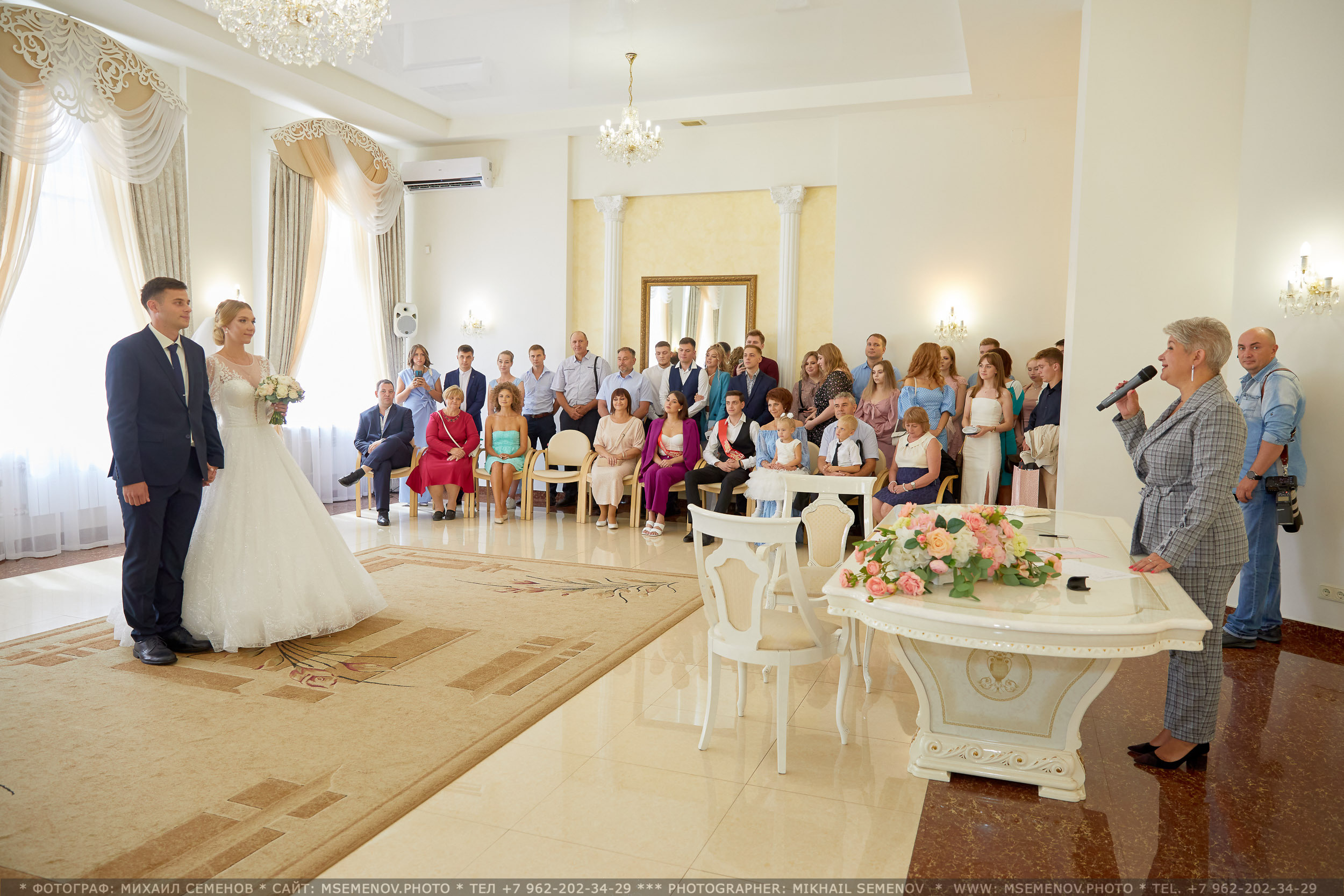 Свадьба Дарины и Андрея. Photographer for business Mikhail Semenov. Aqua photo studio, photo school