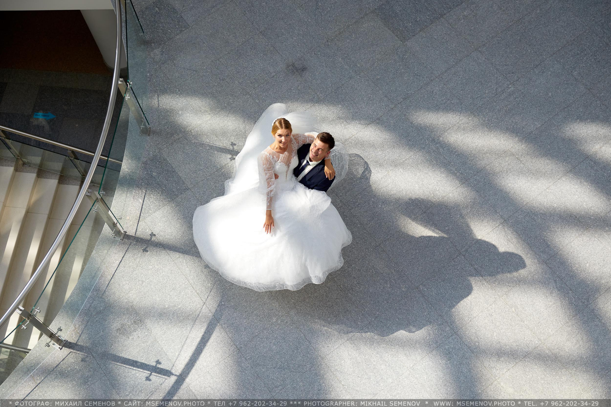 Свадьба Дарины и Андрея. Photographer for business Mikhail Semenov. Aqua photo studio, photo school
