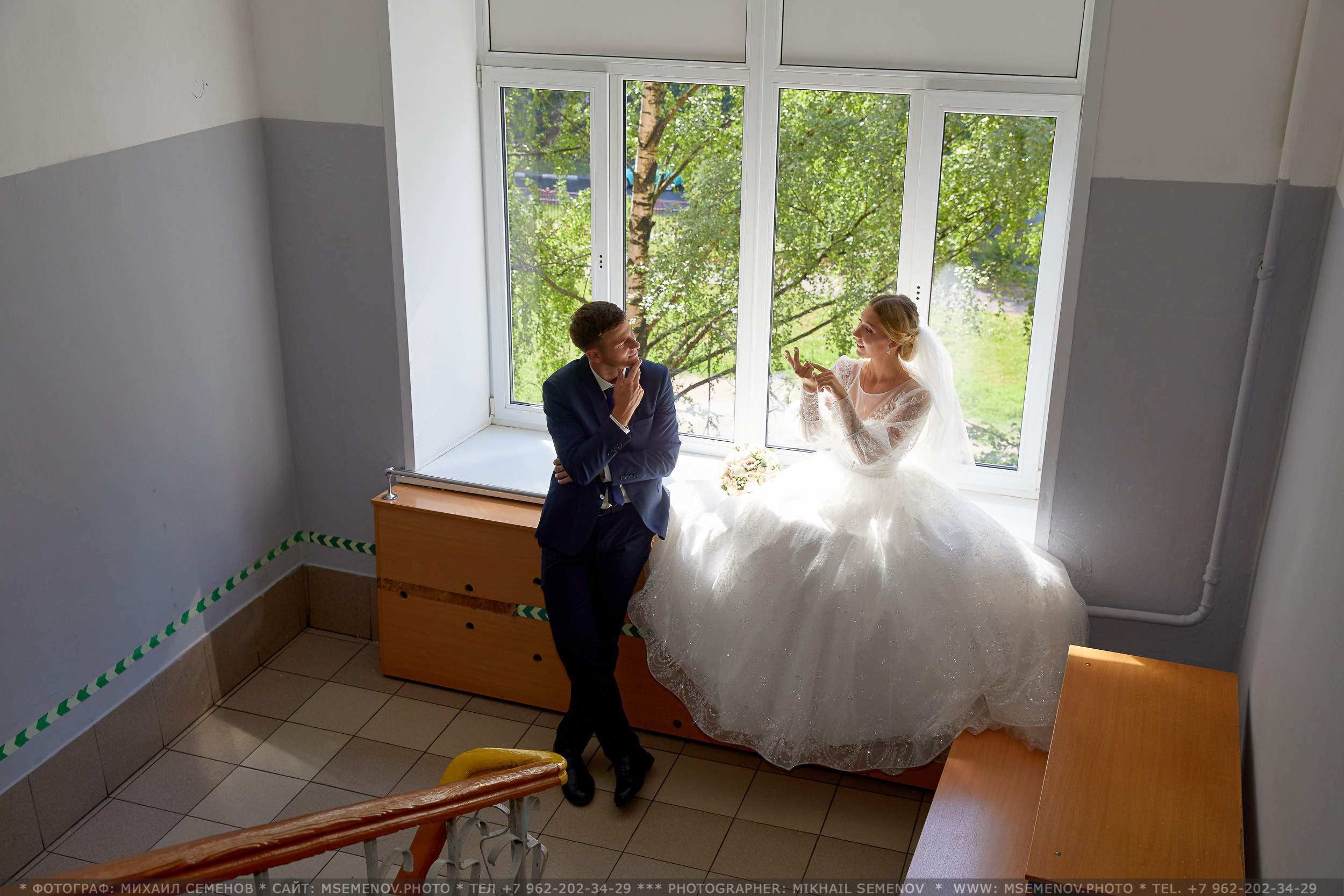 Свадьба Дарины и Андрея. Photographer for business Mikhail Semenov. Aqua photo studio, photo school