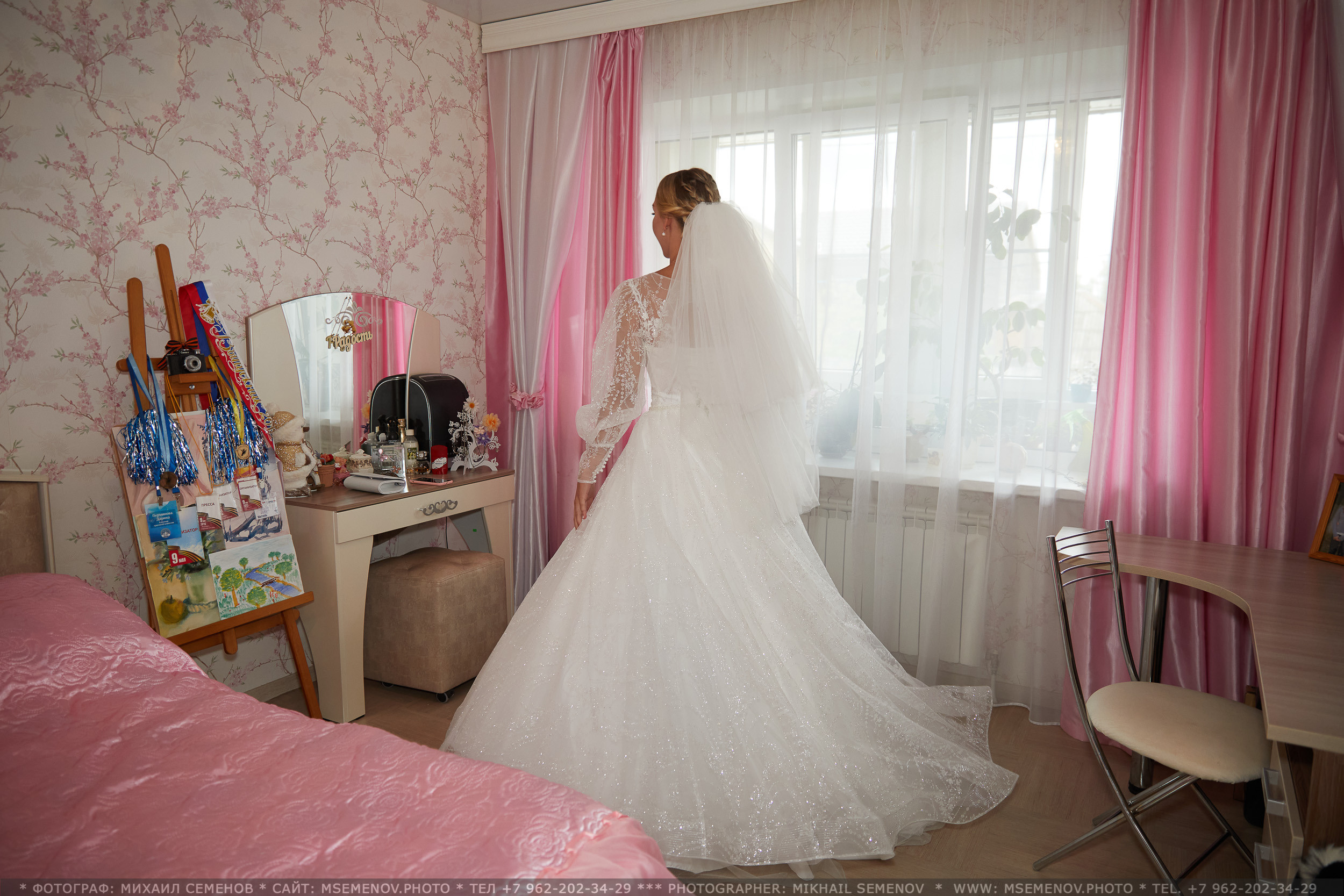 Свадьба Дарины и Андрея. Photographer for business Mikhail Semenov. Aqua photo studio, photo school