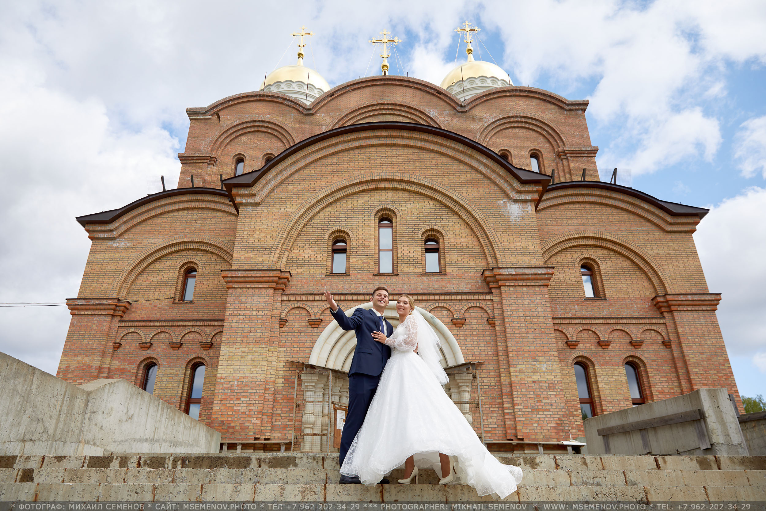 Свадьба Дарины и Андрея. Photographer for business Mikhail Semenov. Aqua photo studio, photo school