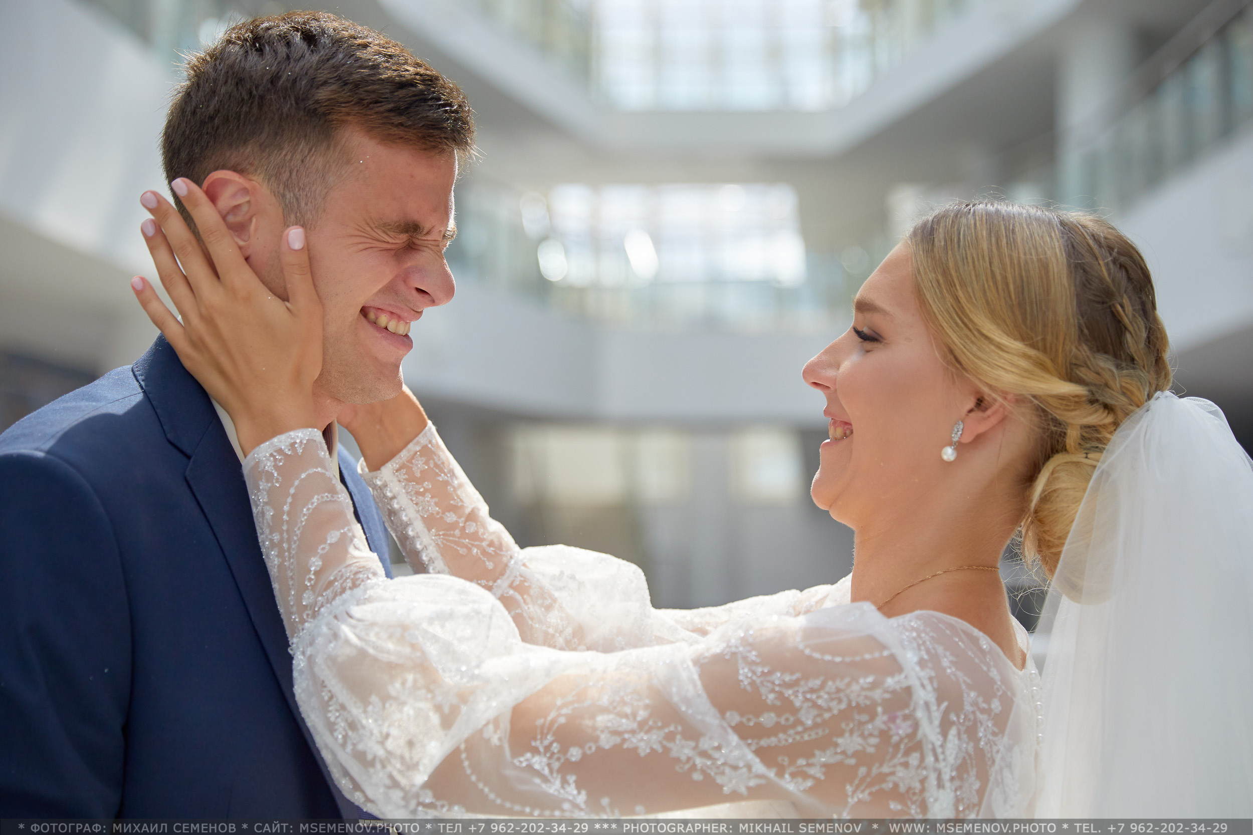Свадьба Дарины и Андрея. Photographer for business Mikhail Semenov. Aqua photo studio, photo school