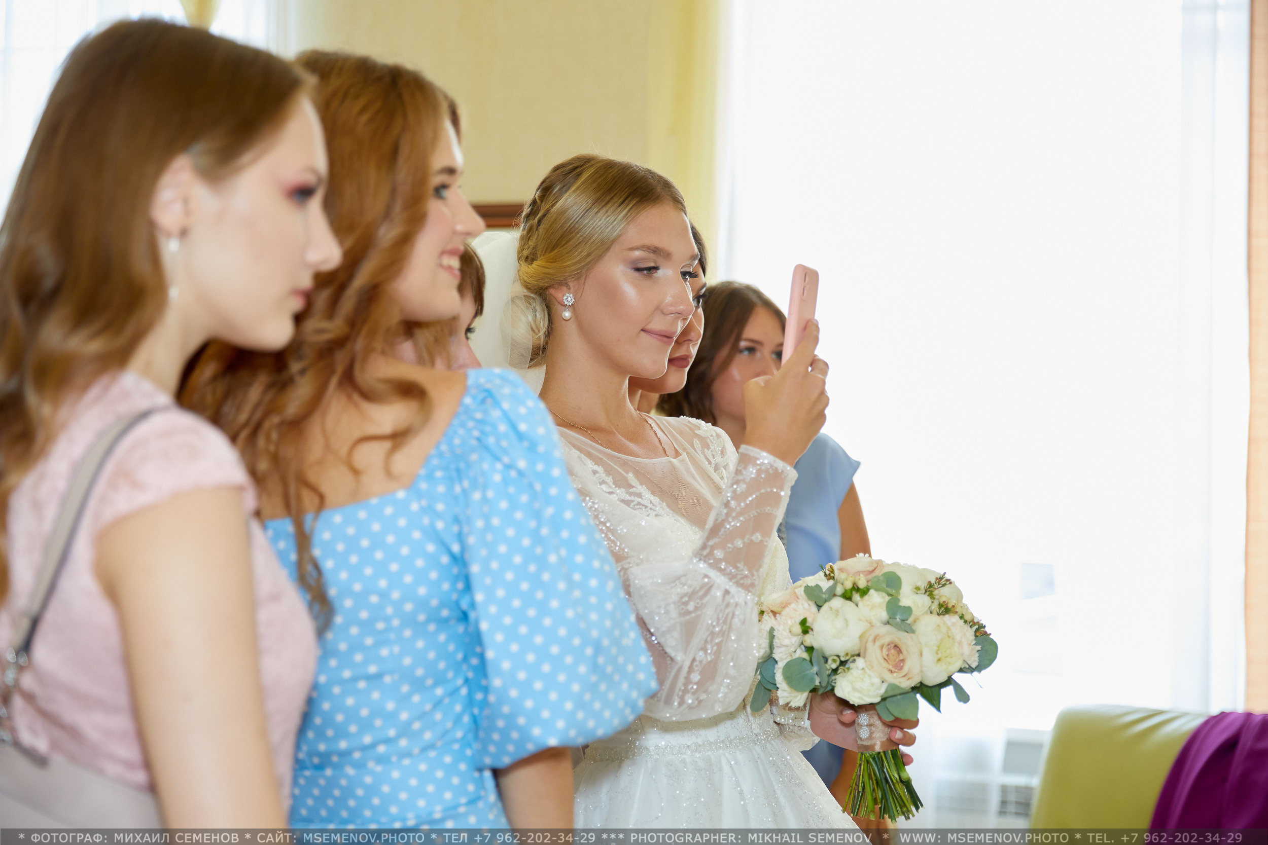 Свадьба Дарины и Андрея. Photographer for business Mikhail Semenov. Aqua photo studio, photo school