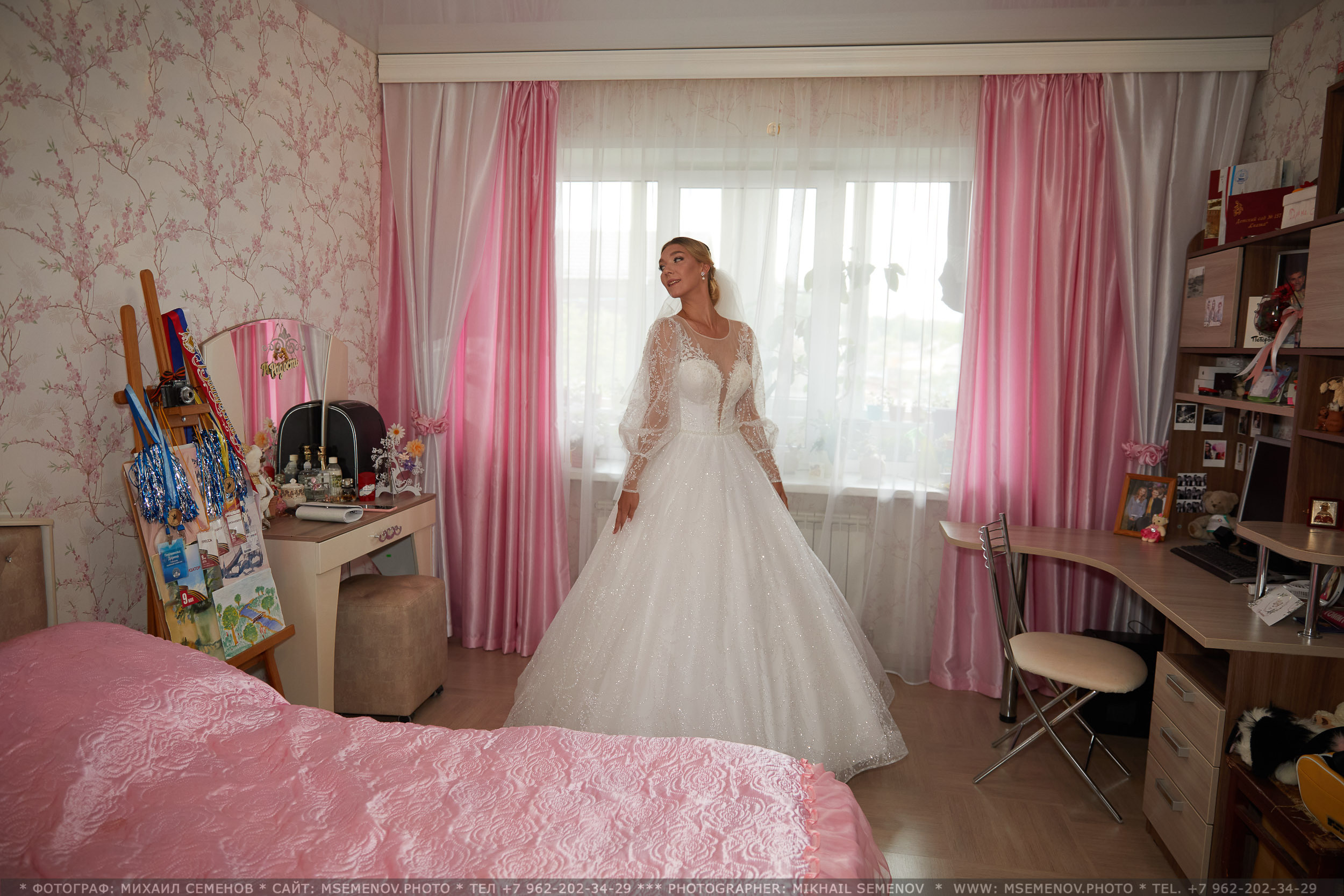Свадьба Дарины и Андрея. Photographer for business Mikhail Semenov. Aqua photo studio, photo school