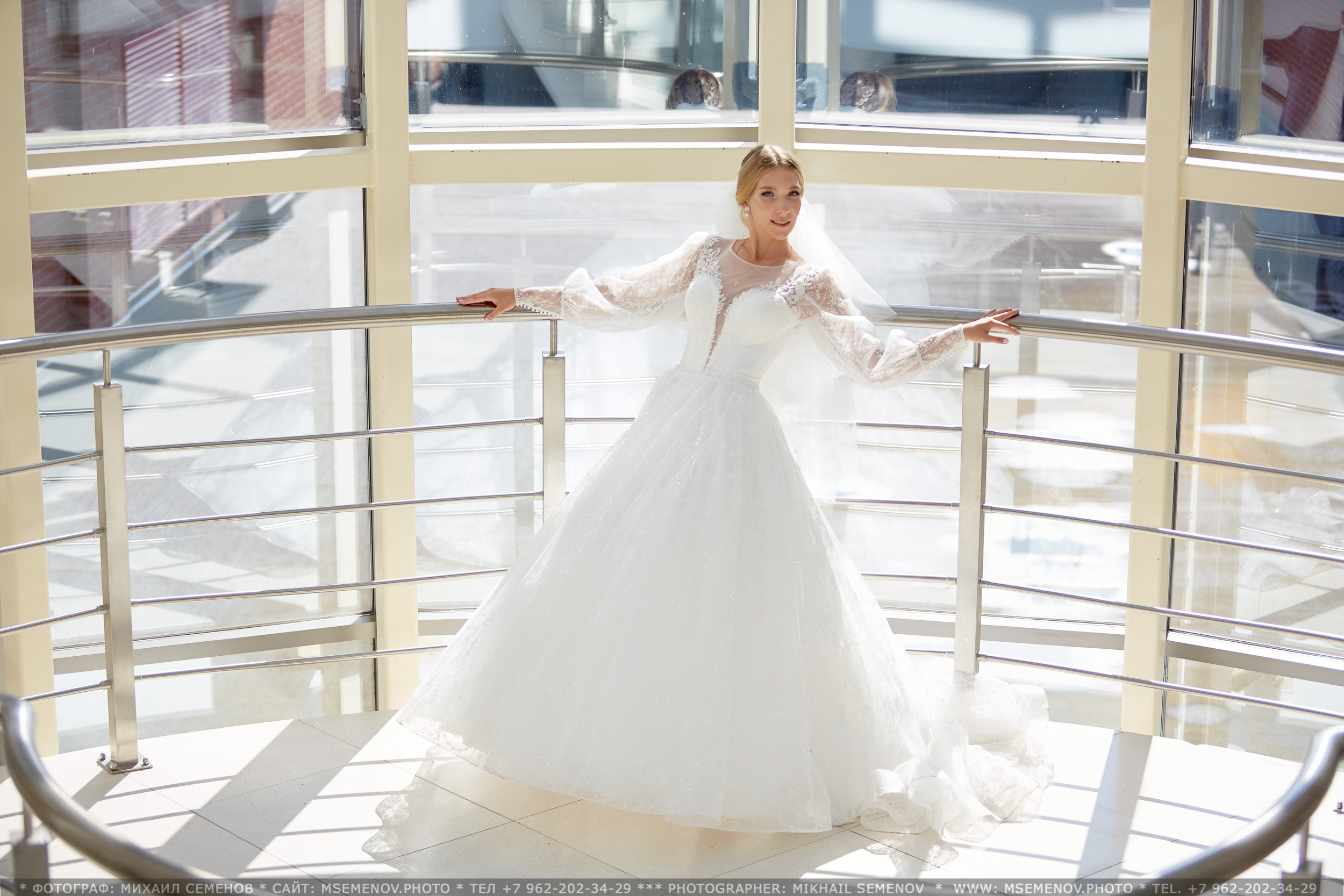 Свадьба Дарины и Андрея. Photographer for business Mikhail Semenov. Aqua photo studio, photo school