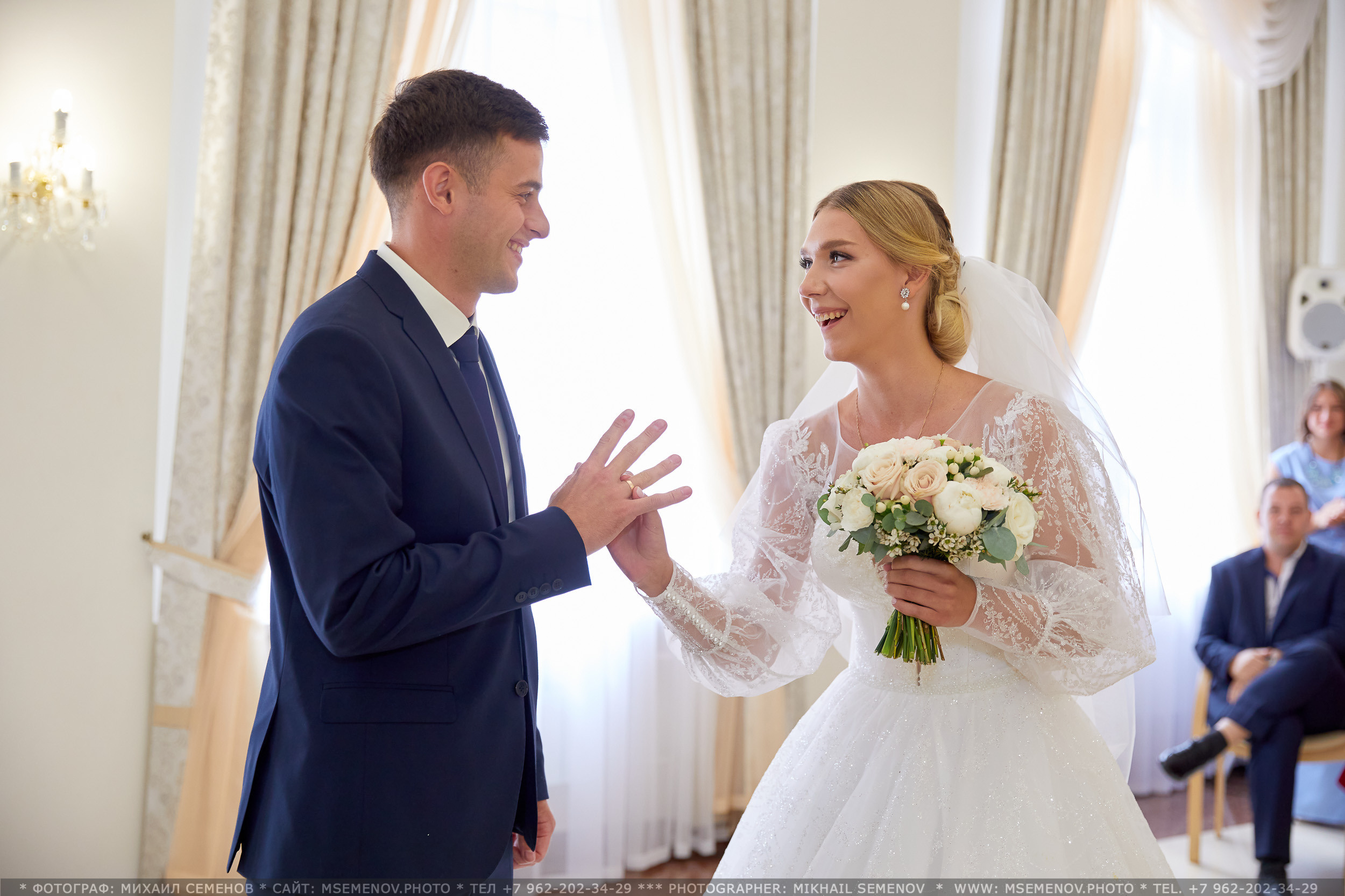 Свадьба Дарины и Андрея. Photographer for business Mikhail Semenov. Aqua photo studio, photo school