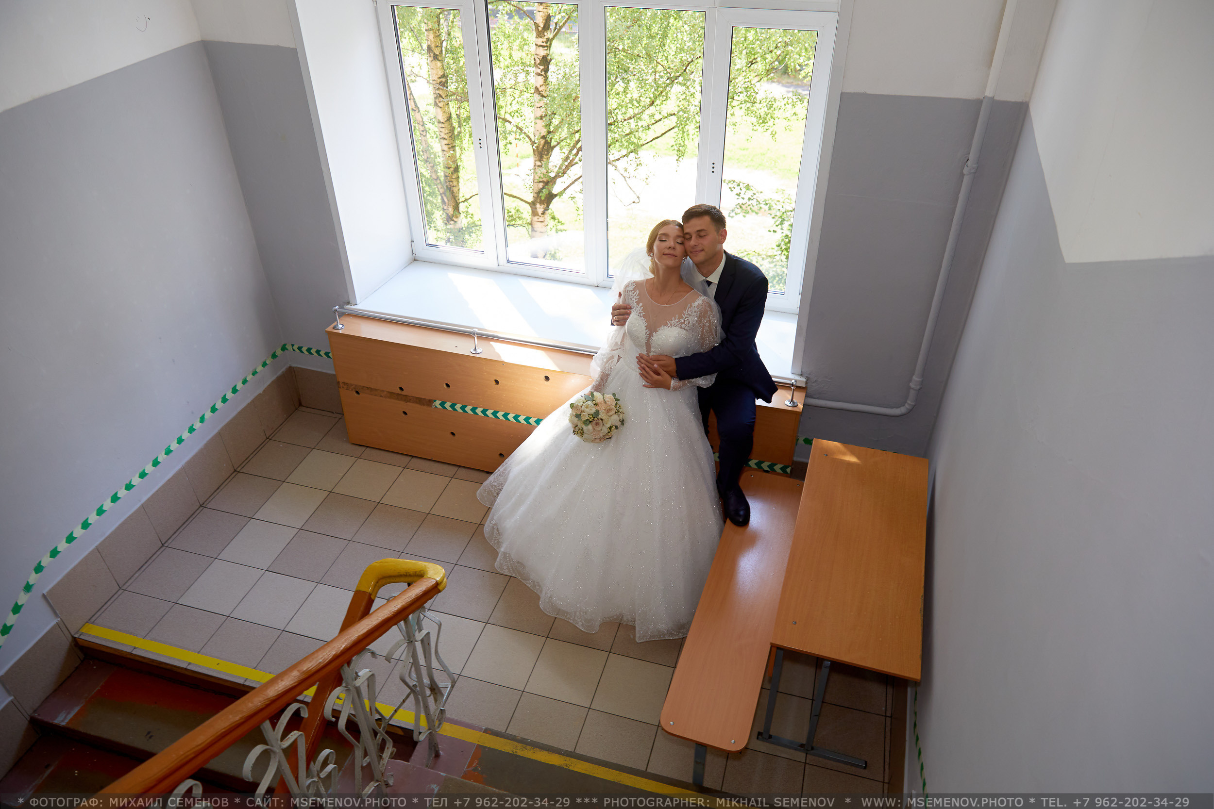 Свадьба Дарины и Андрея. Photographer for business Mikhail Semenov. Aqua photo studio, photo school