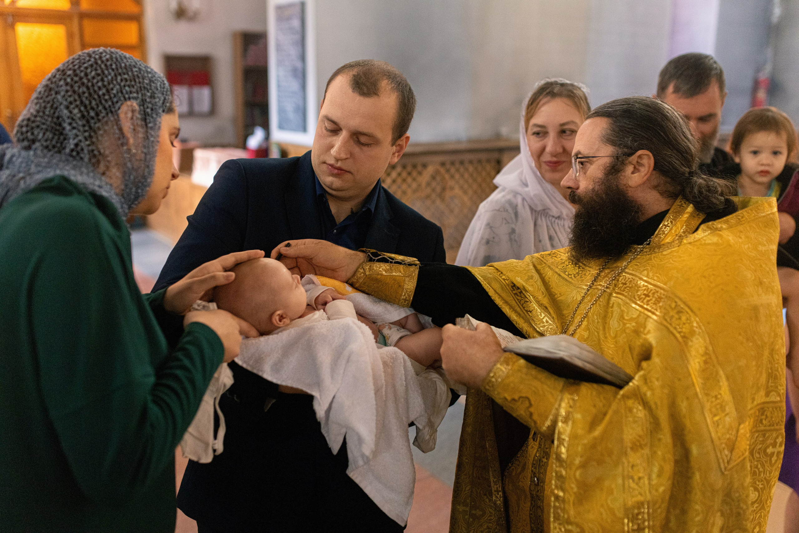 Крещение Алины. Дмитрий Шульгин, портретный фотограф в Воронеже