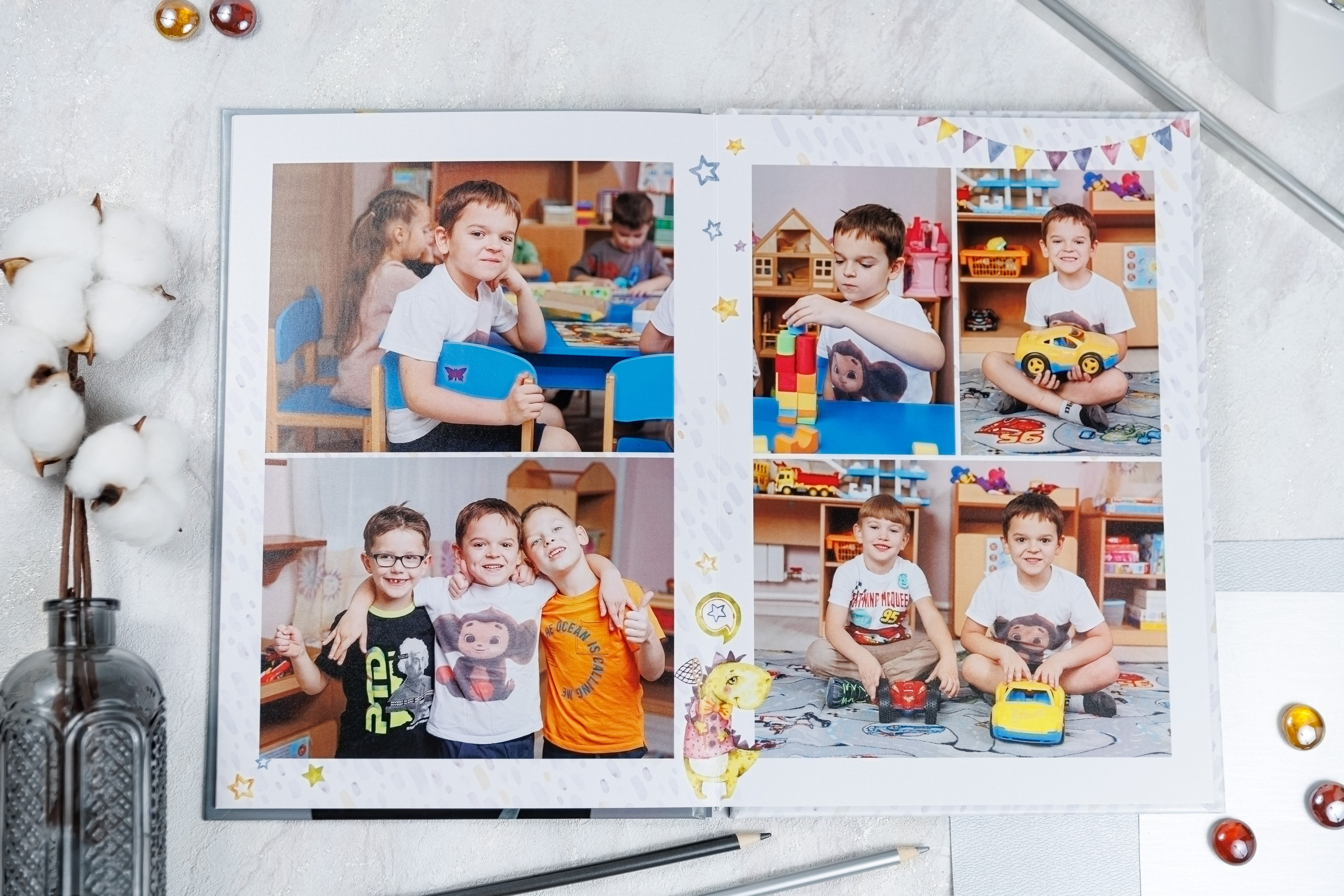 Выпускные альбомы в детский сад. Семейный и детский фотограф Комина Елена, Власиха, Одинцово