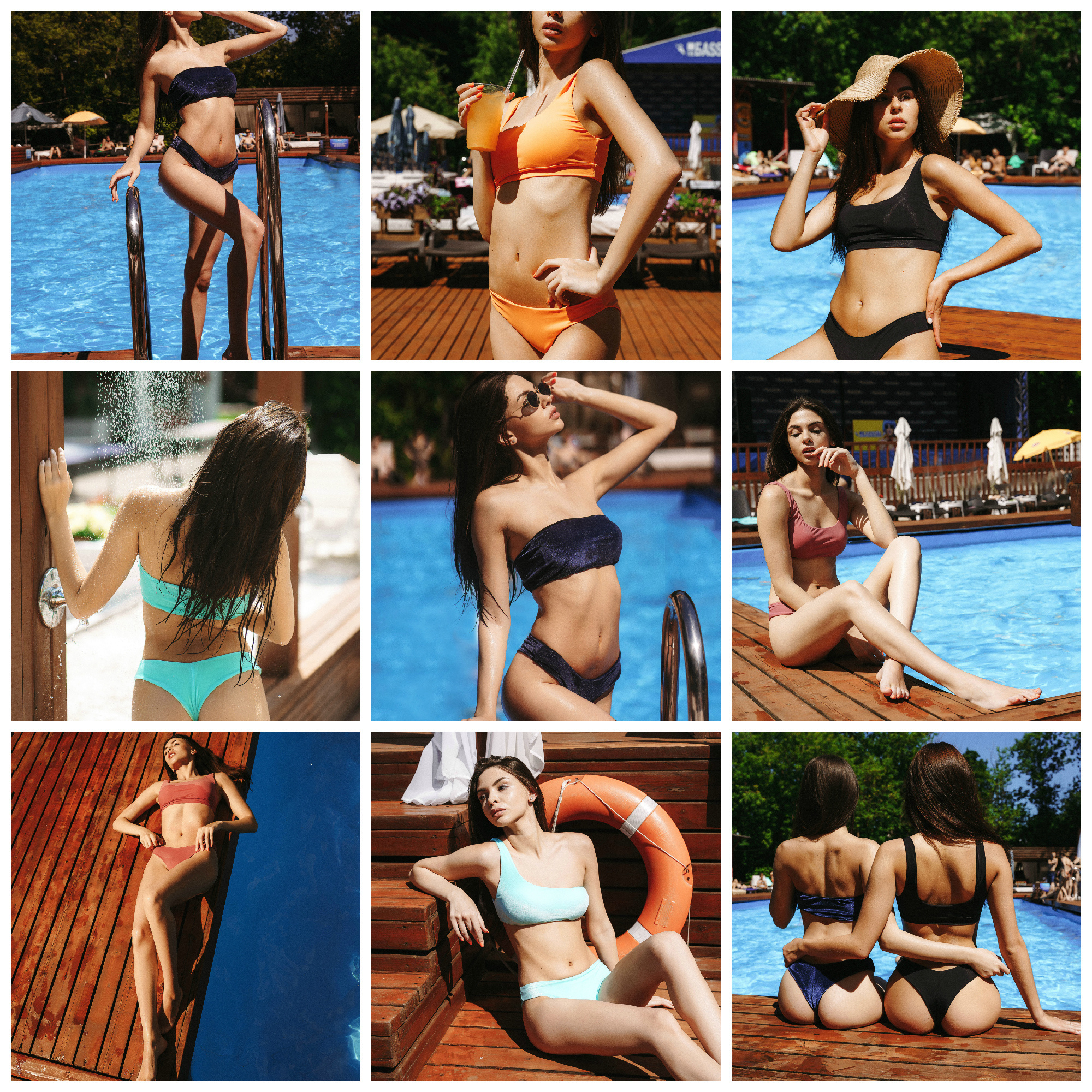 Визуальный контент для инстаграм магазина купальников