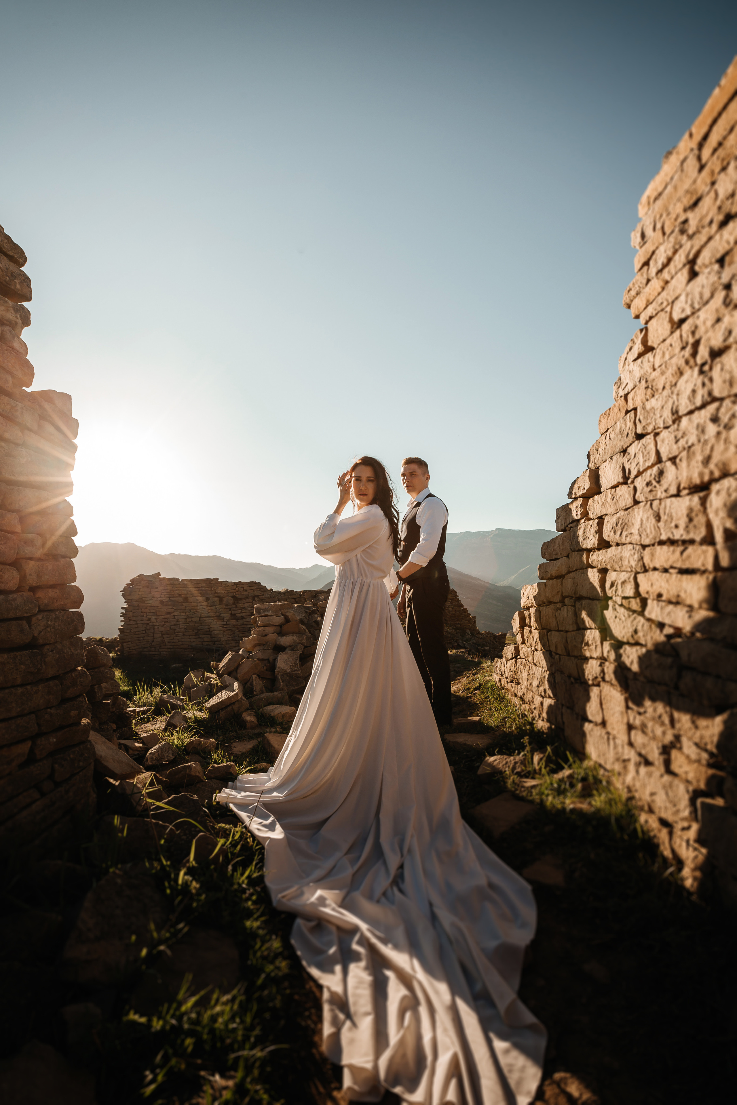 Пять длинных дней свадебного путешествия Тани и Миши в Дагестане. Wedding, romantic photo, family holidays. Workshops