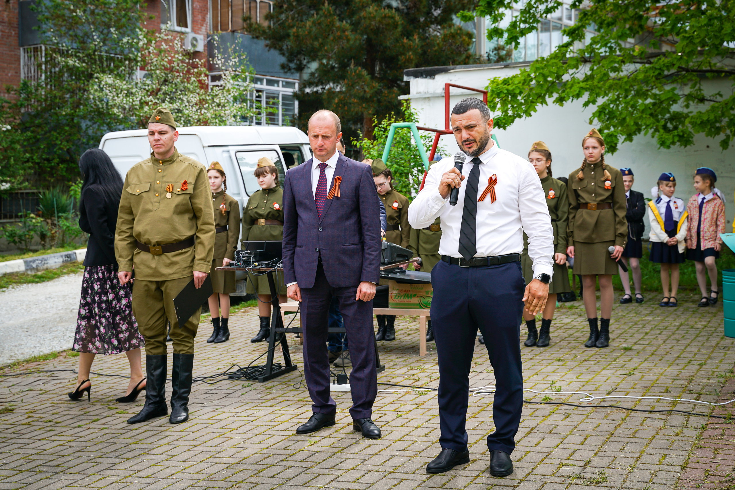 Поздравление ветерану. Жизнь курорта Кабардинка в фотографиях
