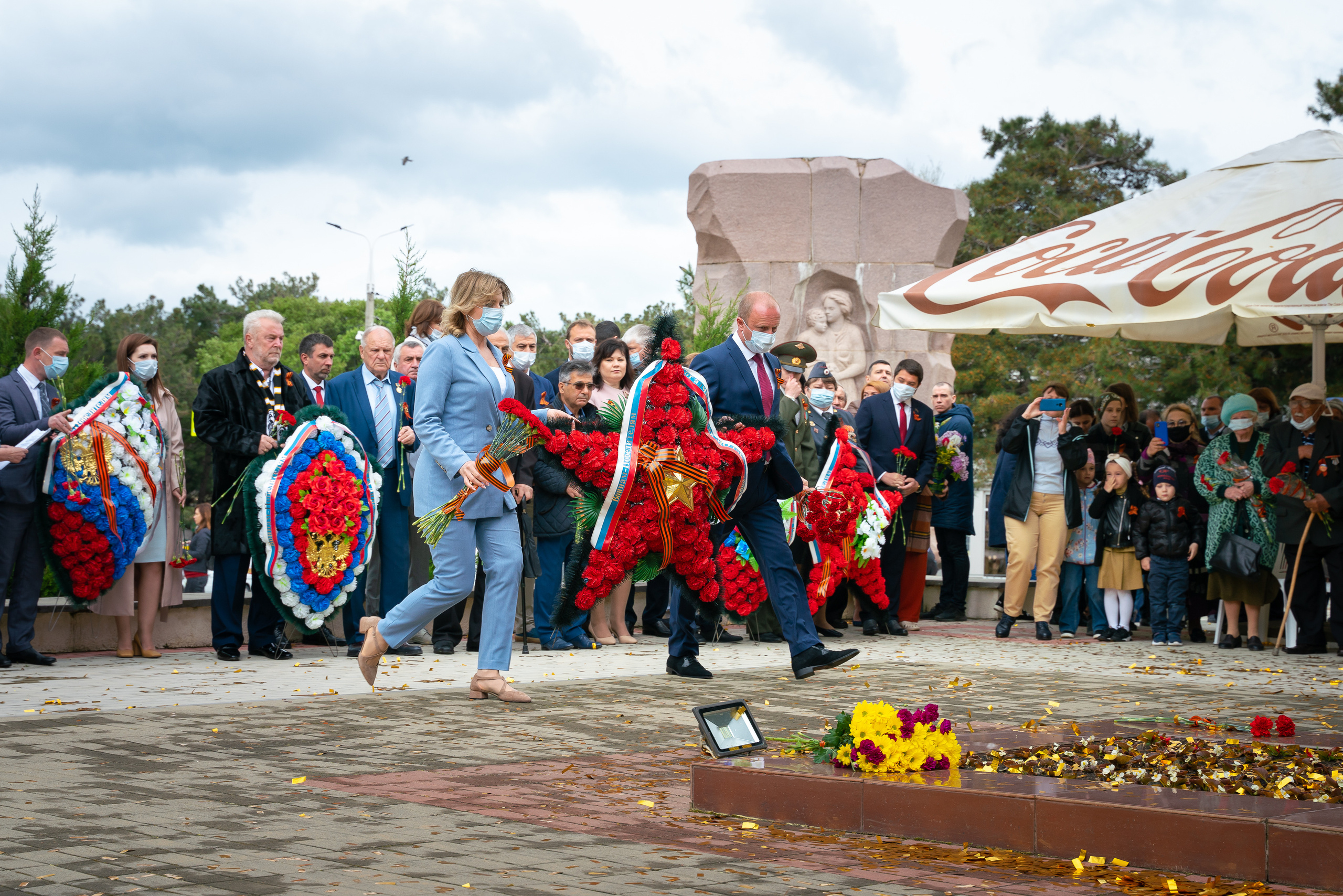 Митинг 9 мая. Жизнь курорта Кабардинка в фотографиях