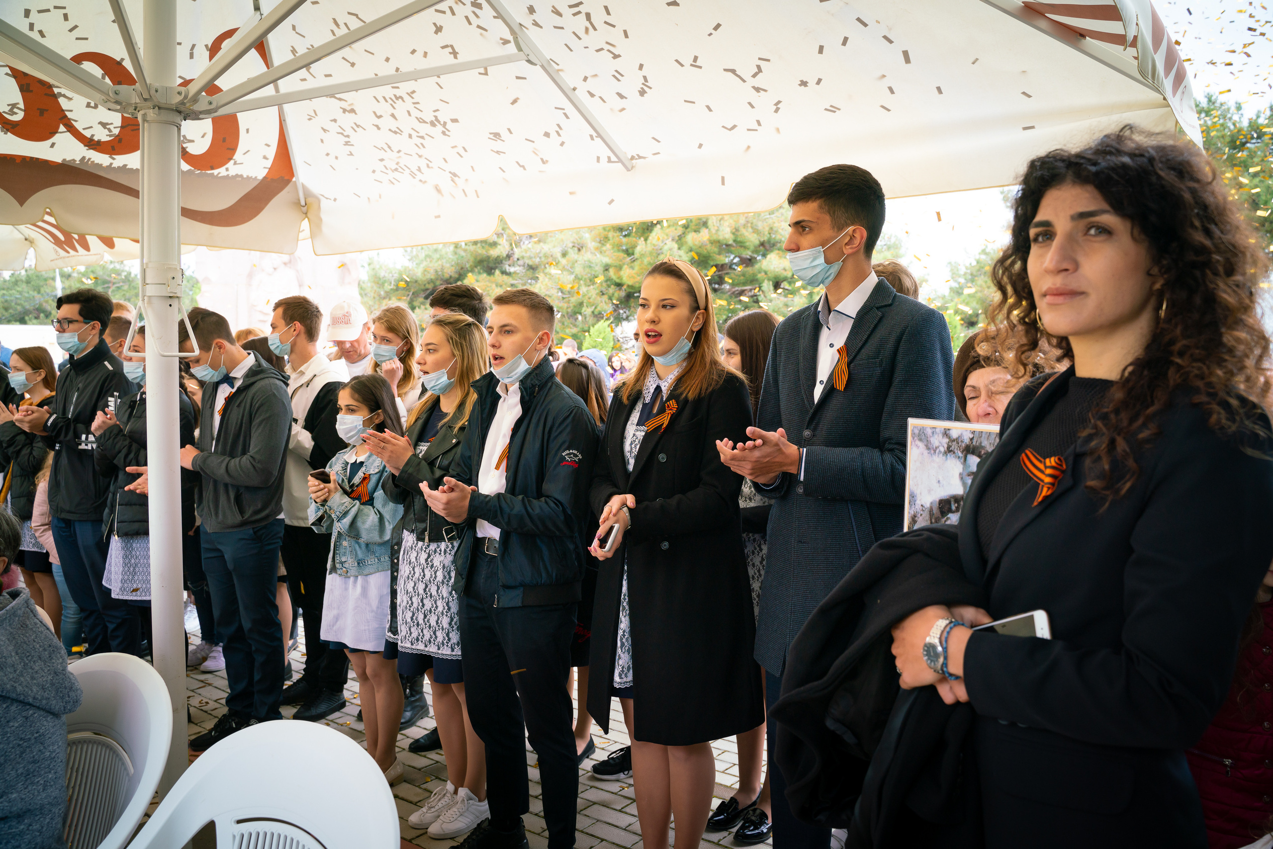 Митинг 9 мая. Жизнь курорта Кабардинка в фотографиях