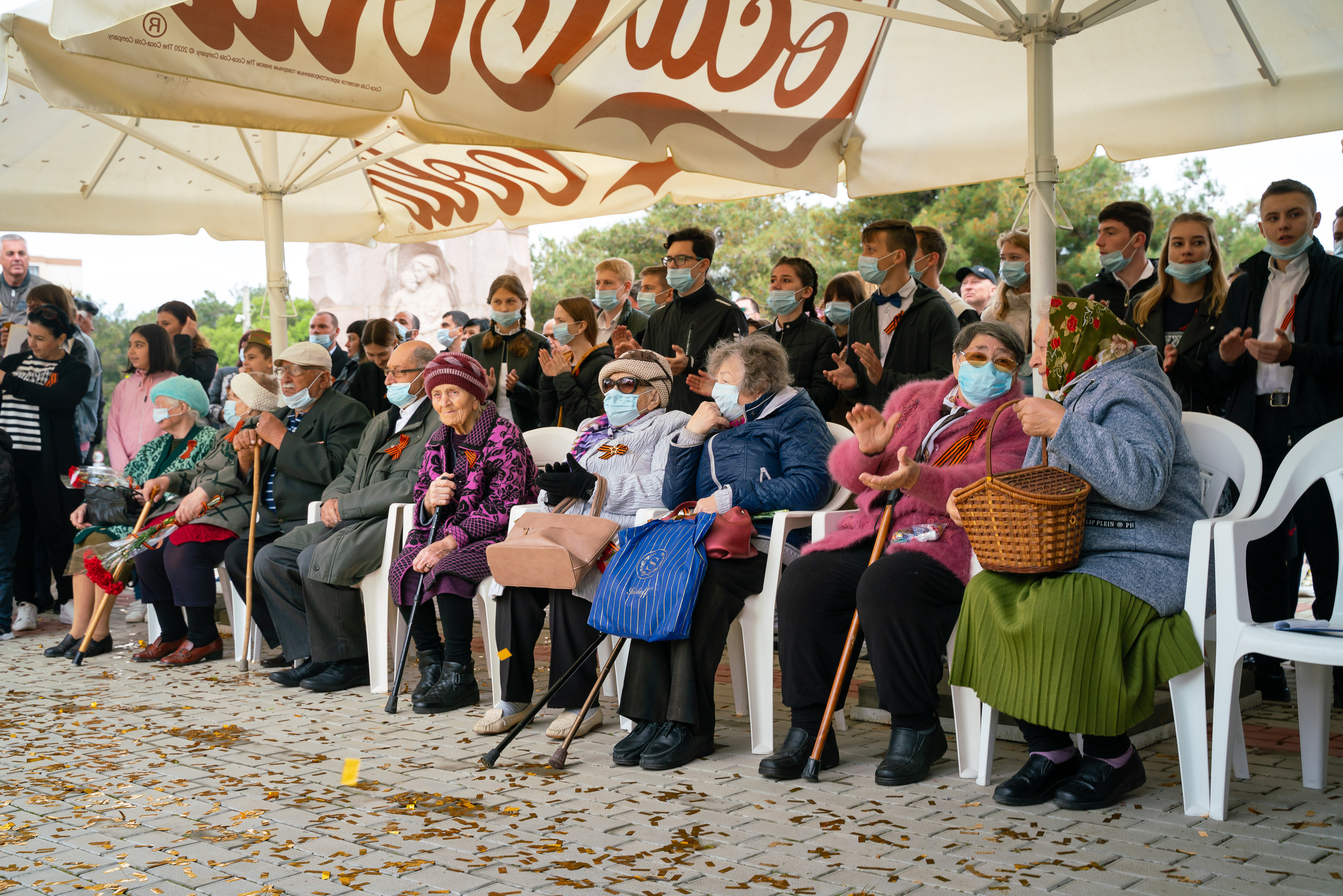 Митинг 9 мая. Жизнь курорта Кабардинка в фотографиях