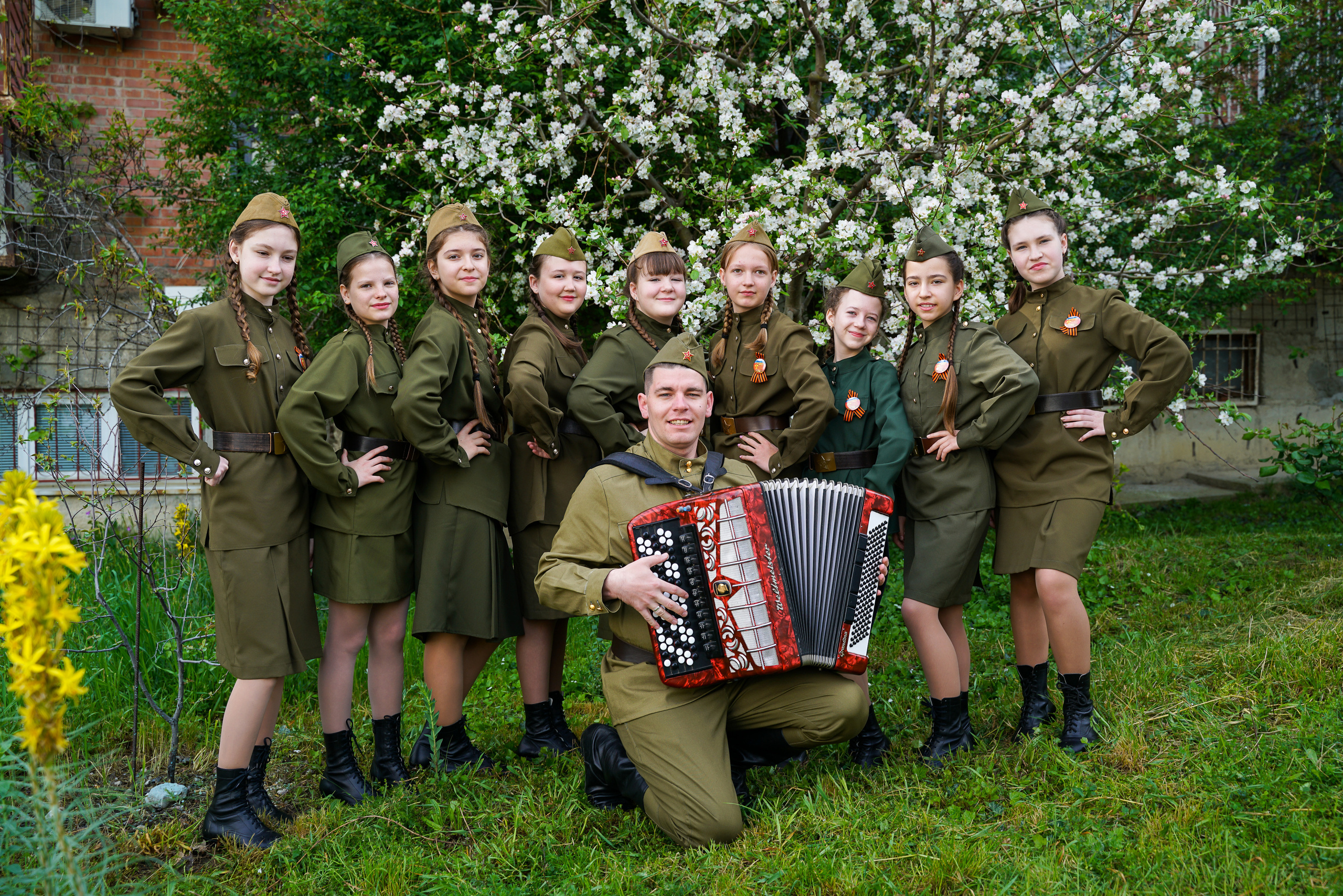 Поздравление ветерану. Жизнь курорта Кабардинка в фотографиях