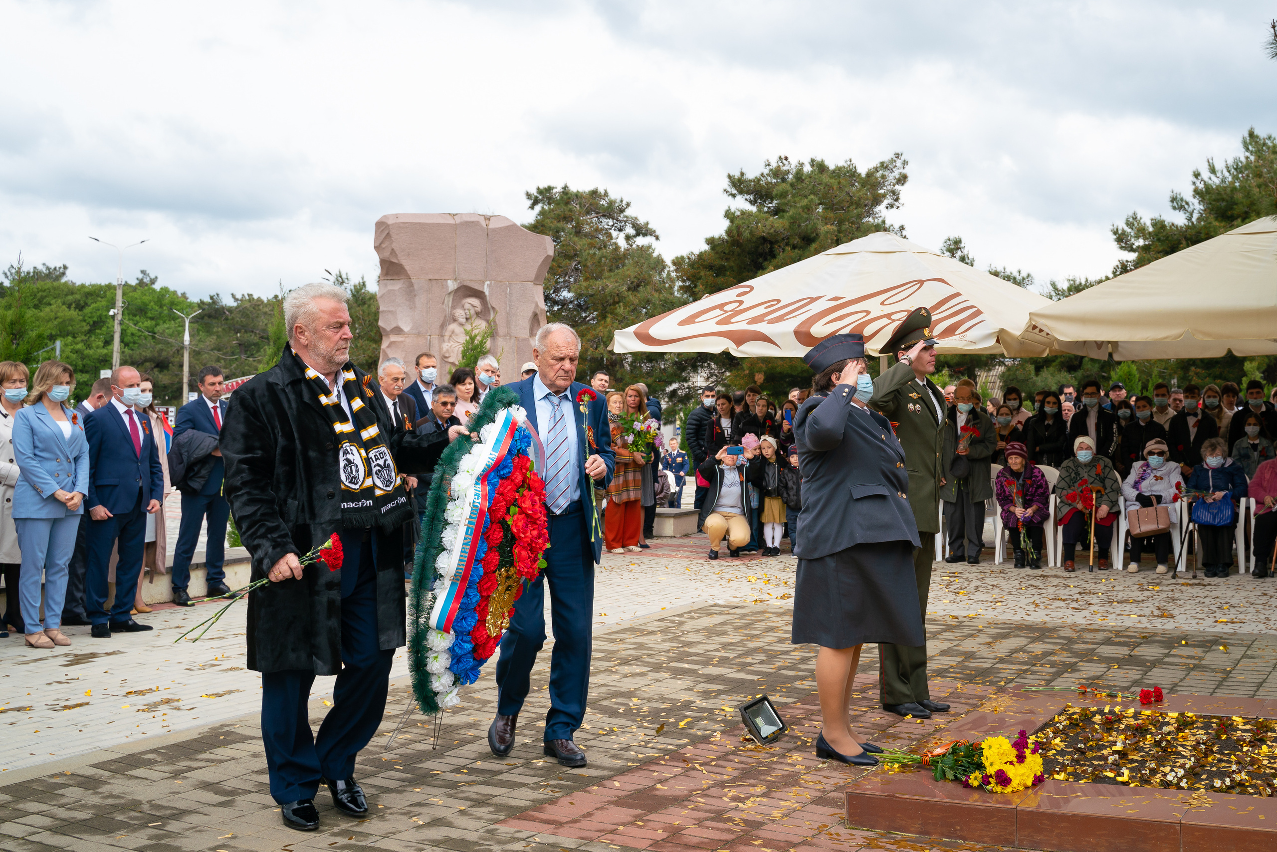 Митинг 9 мая. Жизнь курорта Кабардинка в фотографиях