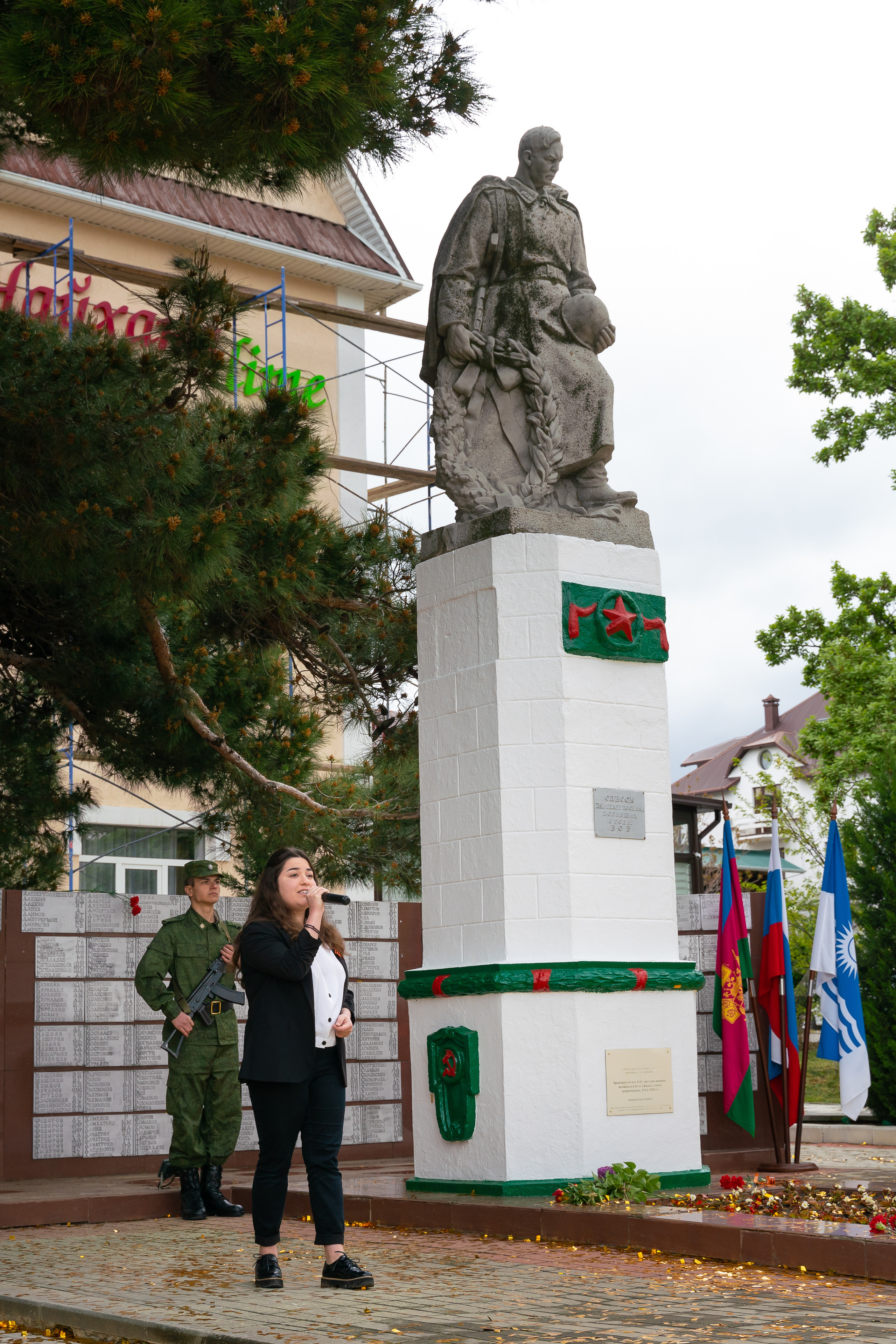 Митинг 9 мая. Жизнь курорта Кабардинка в фотографиях