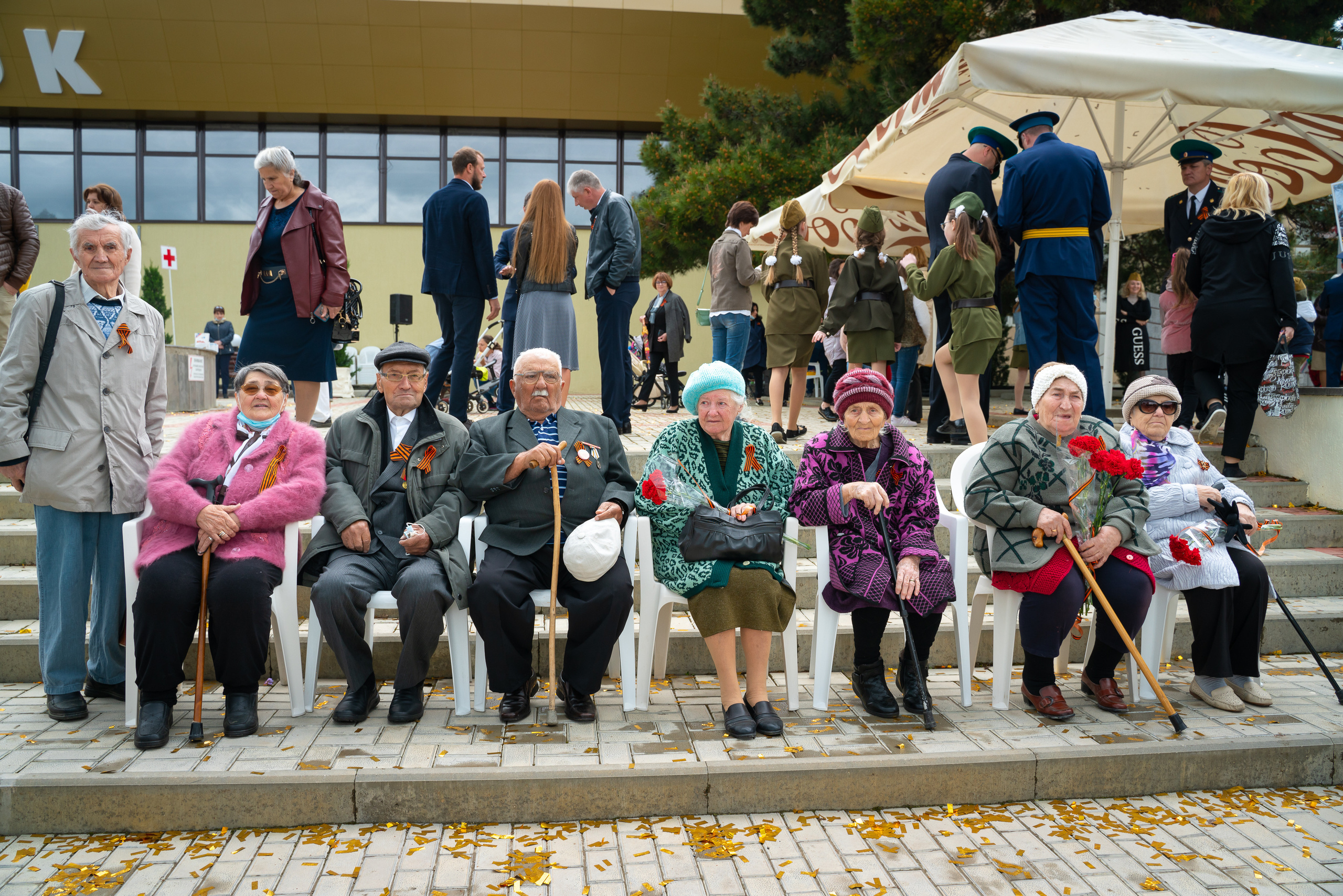Митинг 9 мая. Жизнь курорта Кабардинка в фотографиях