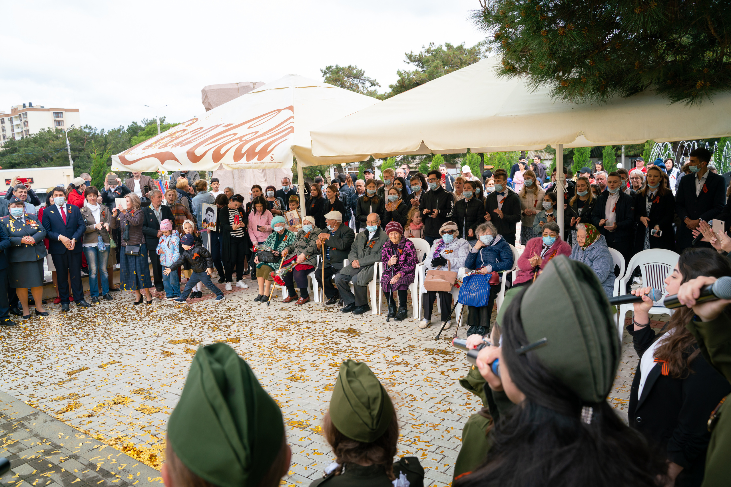 Митинг 9 мая. Жизнь курорта Кабардинка в фотографиях