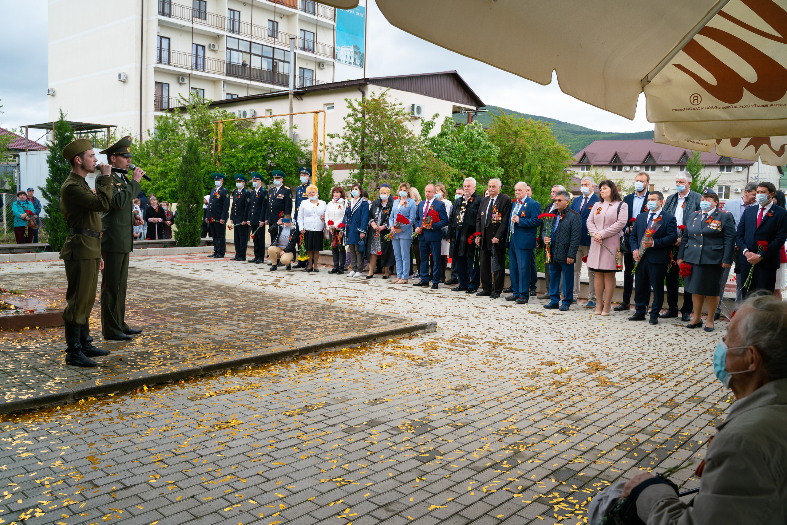 Митинг 9 мая. Жизнь курорта Кабардинка в фотографиях