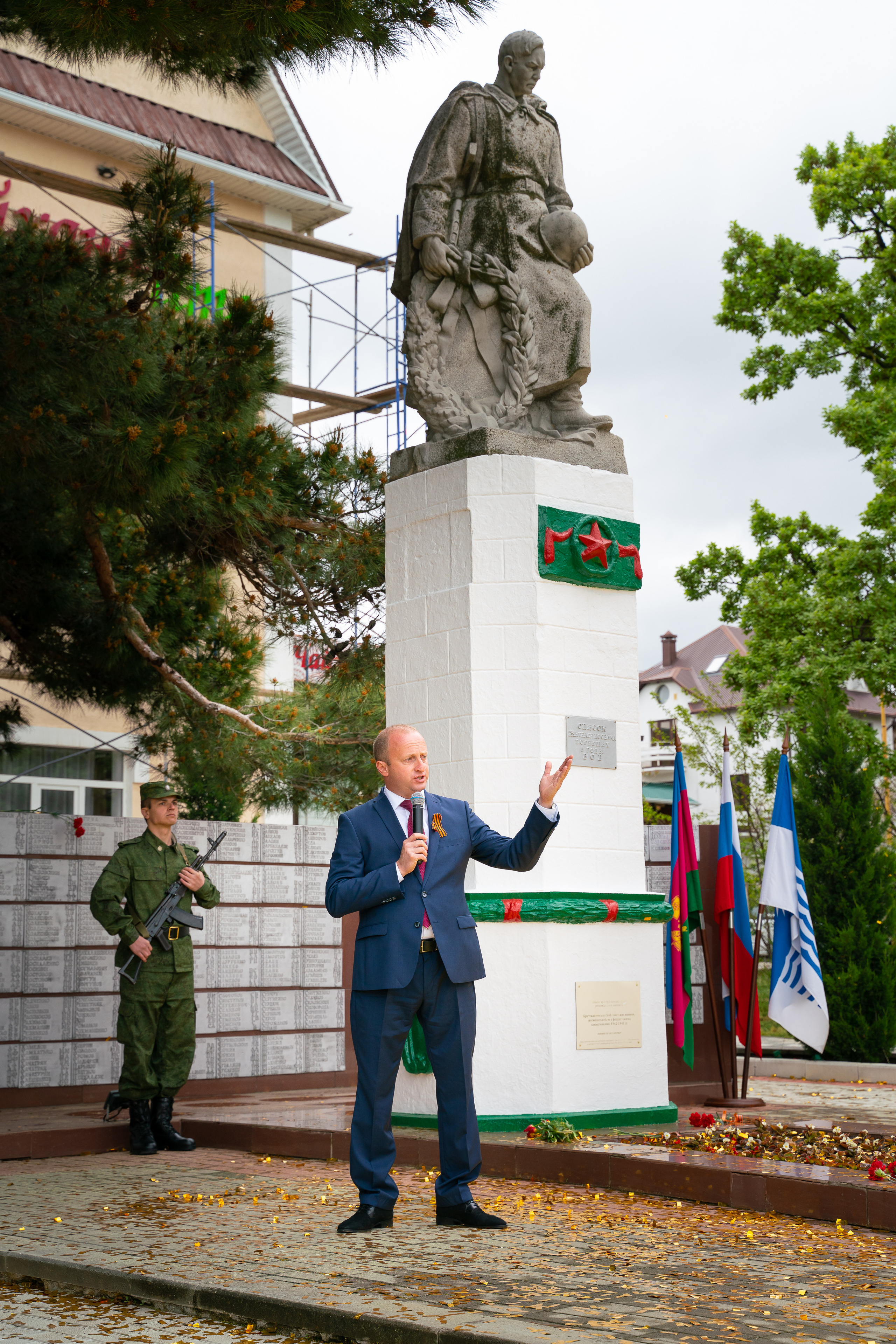 Митинг 9 мая. Жизнь курорта Кабардинка в фотографиях