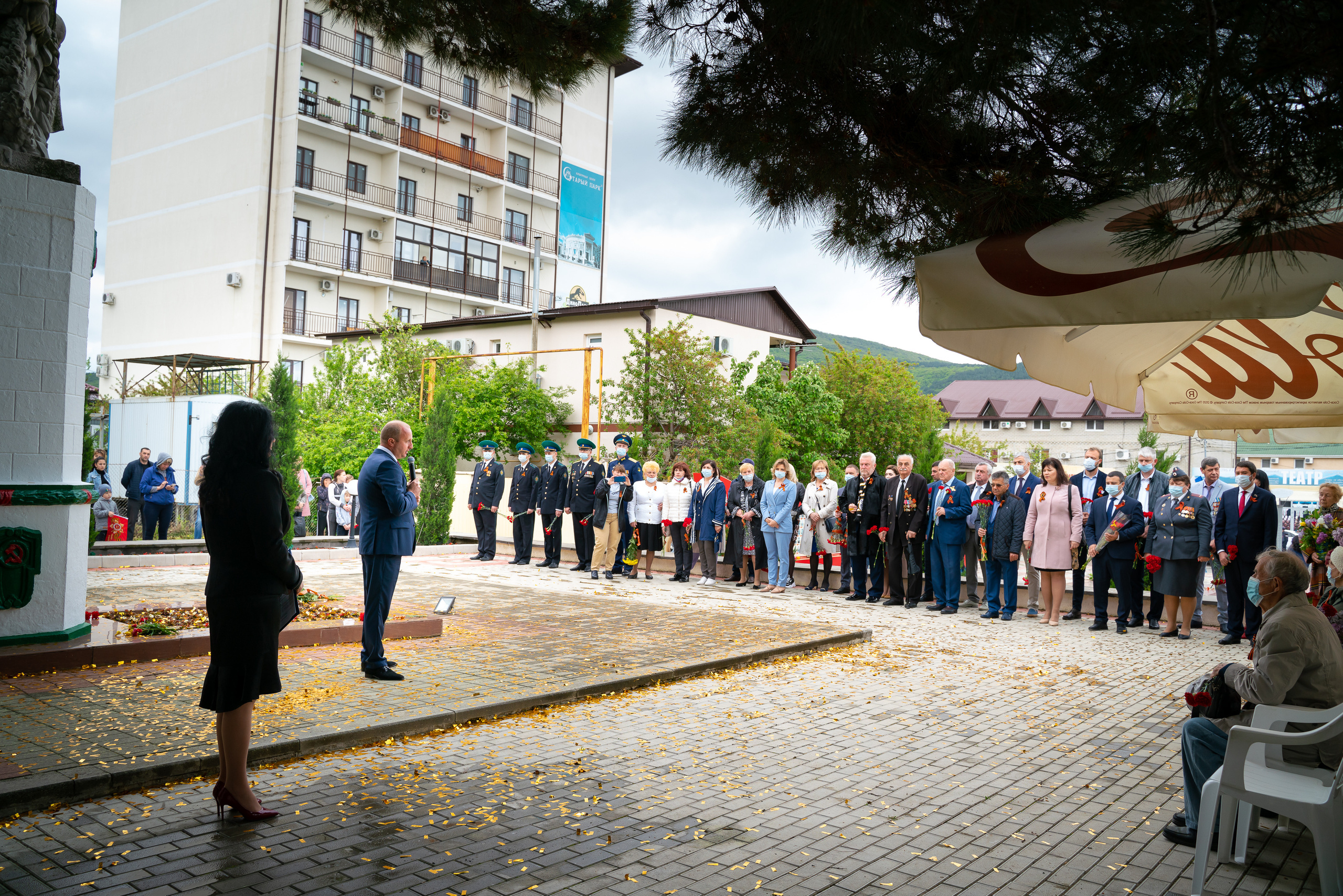 Митинг 9 мая. Жизнь курорта Кабардинка в фотографиях