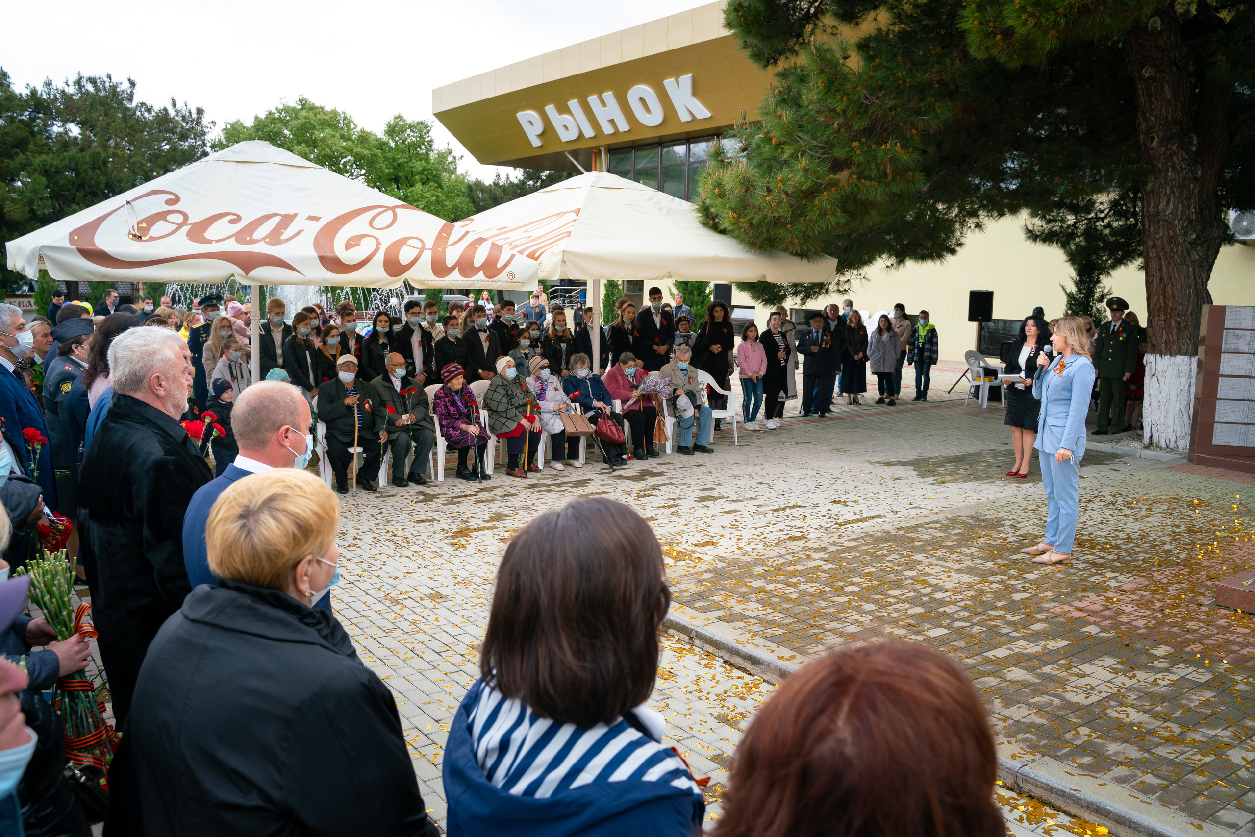 Митинг 9 мая. Жизнь курорта Кабардинка в фотографиях