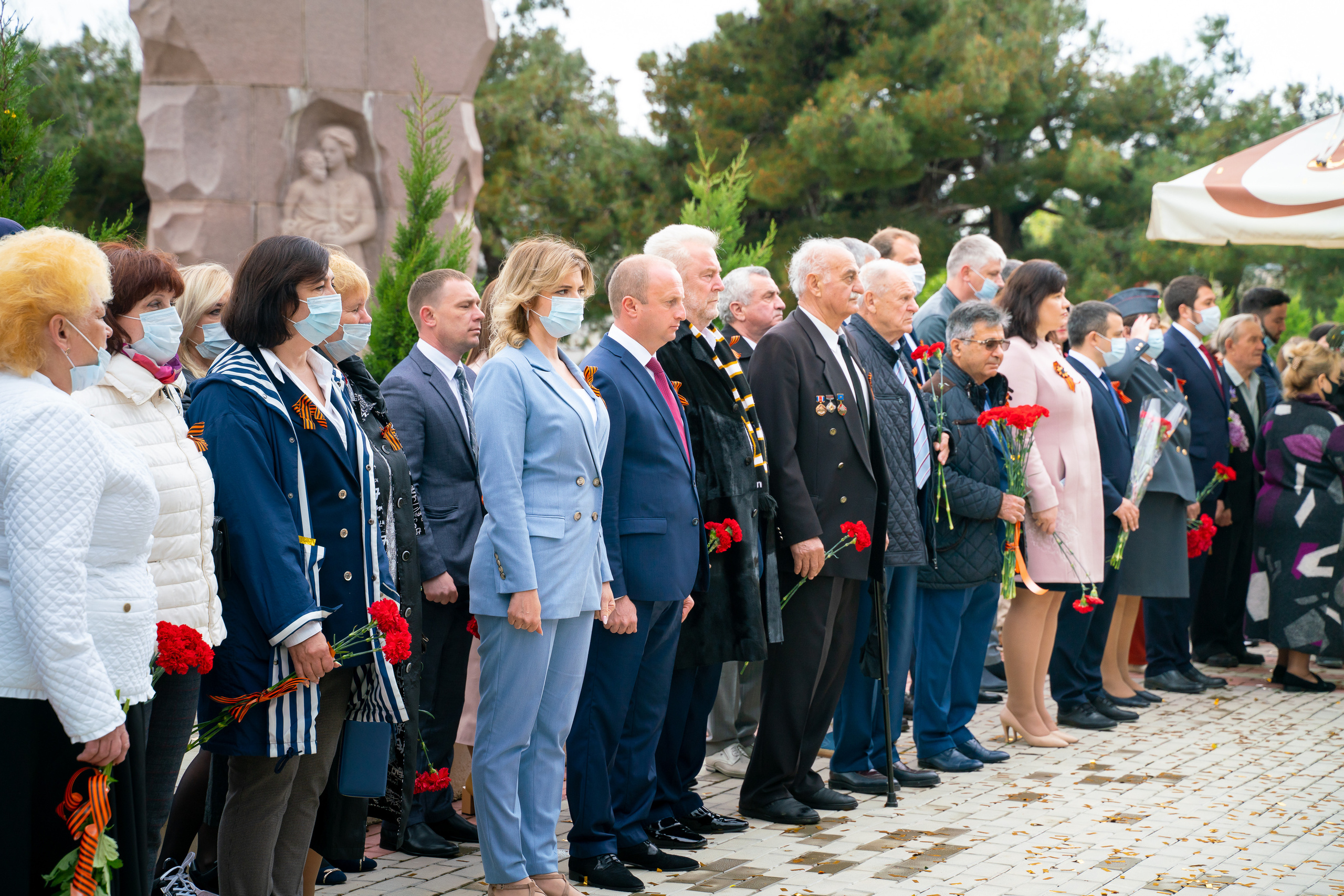 Митинг 9 мая. Жизнь курорта Кабардинка в фотографиях