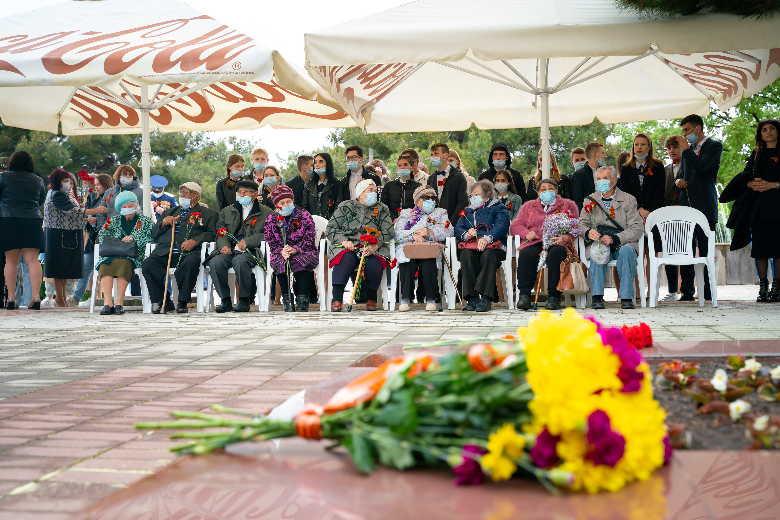 Митинг 9 мая. Жизнь курорта Кабардинка в фотографиях