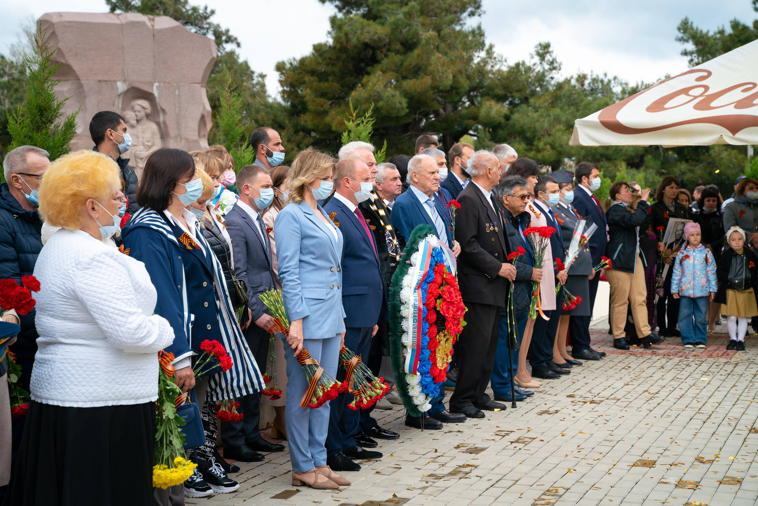 Митинг 9 мая. Жизнь курорта Кабардинка в фотографиях
