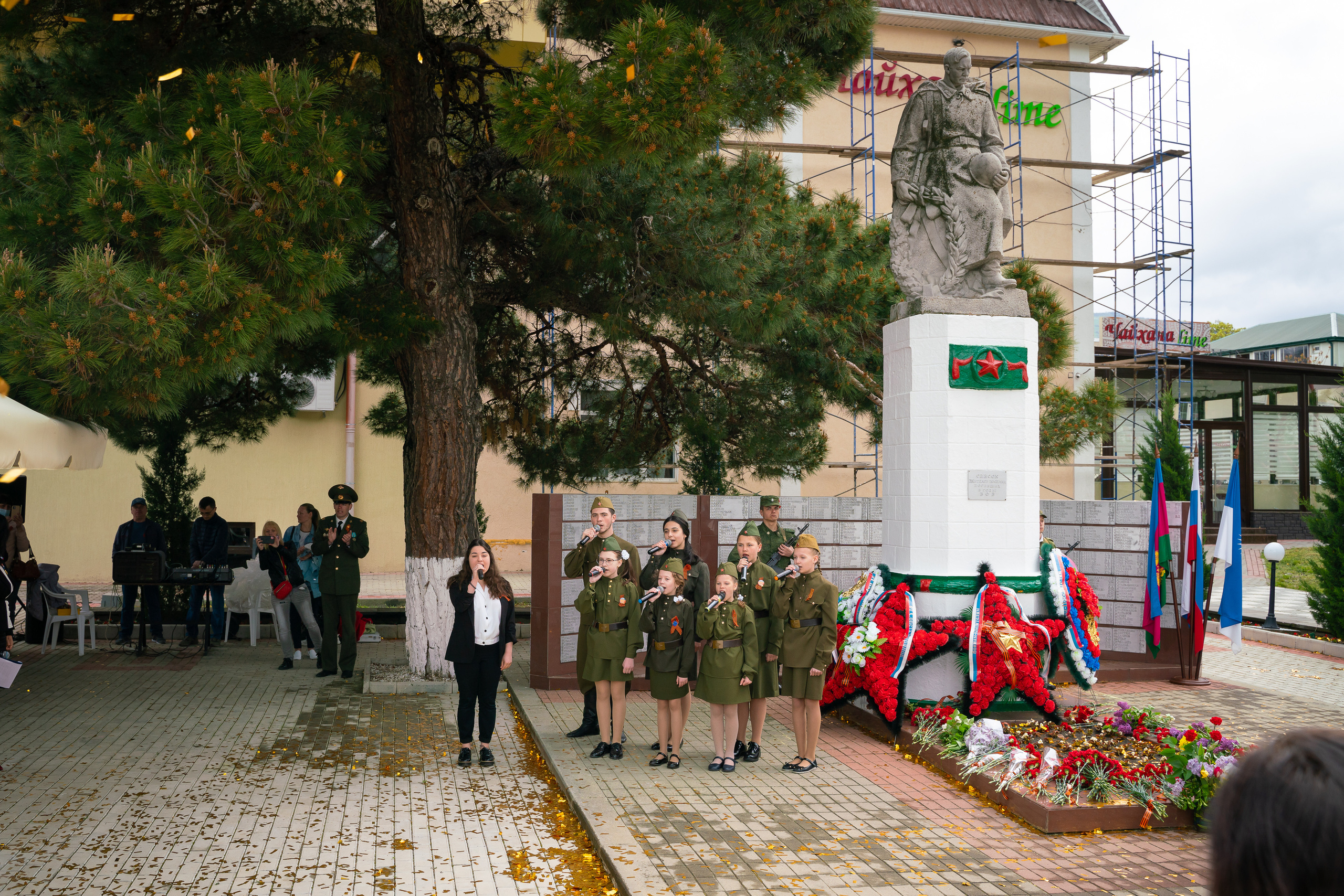 Митинг 9 мая. Жизнь курорта Кабардинка в фотографиях