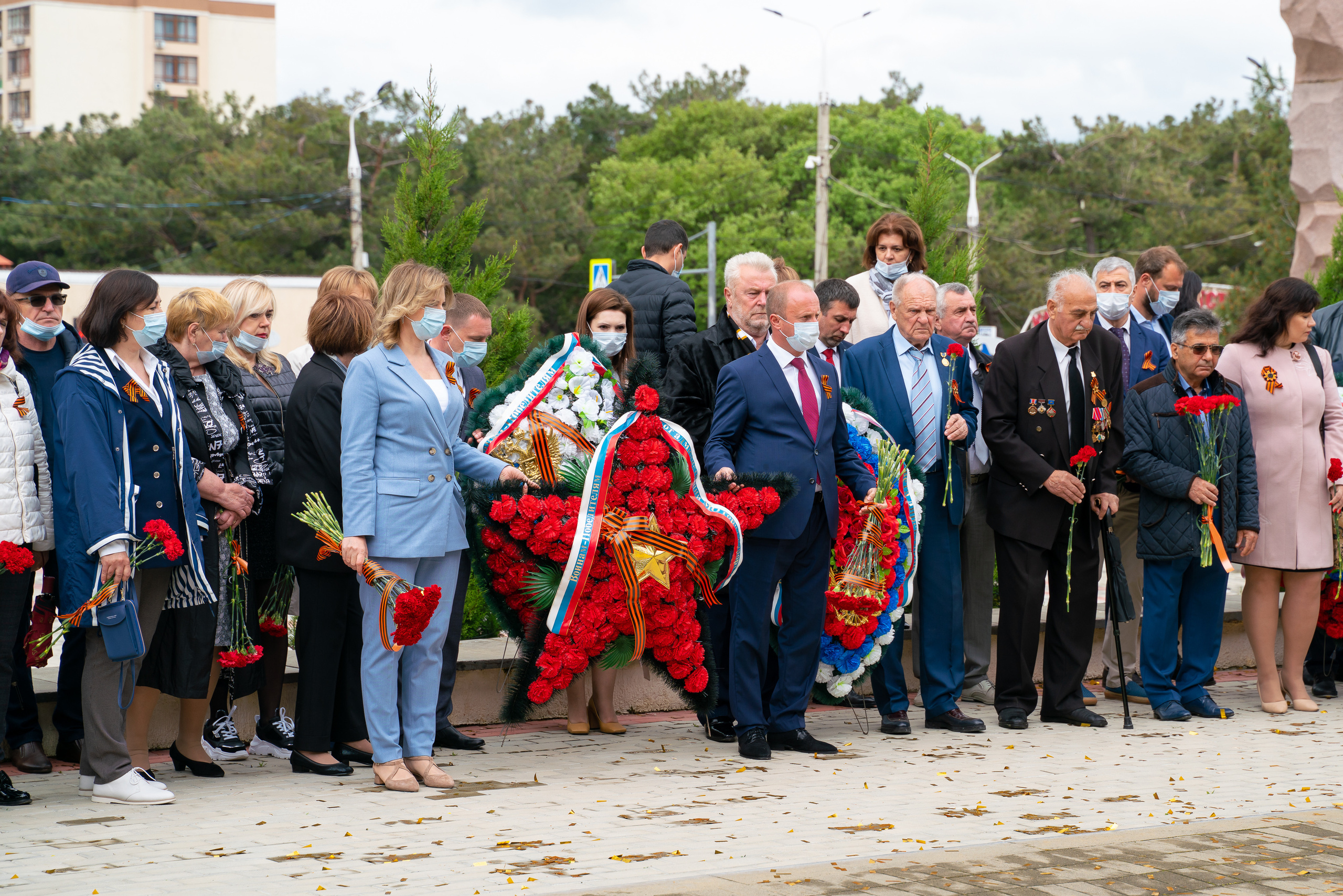 Митинг 9 мая. Жизнь курорта Кабардинка в фотографиях