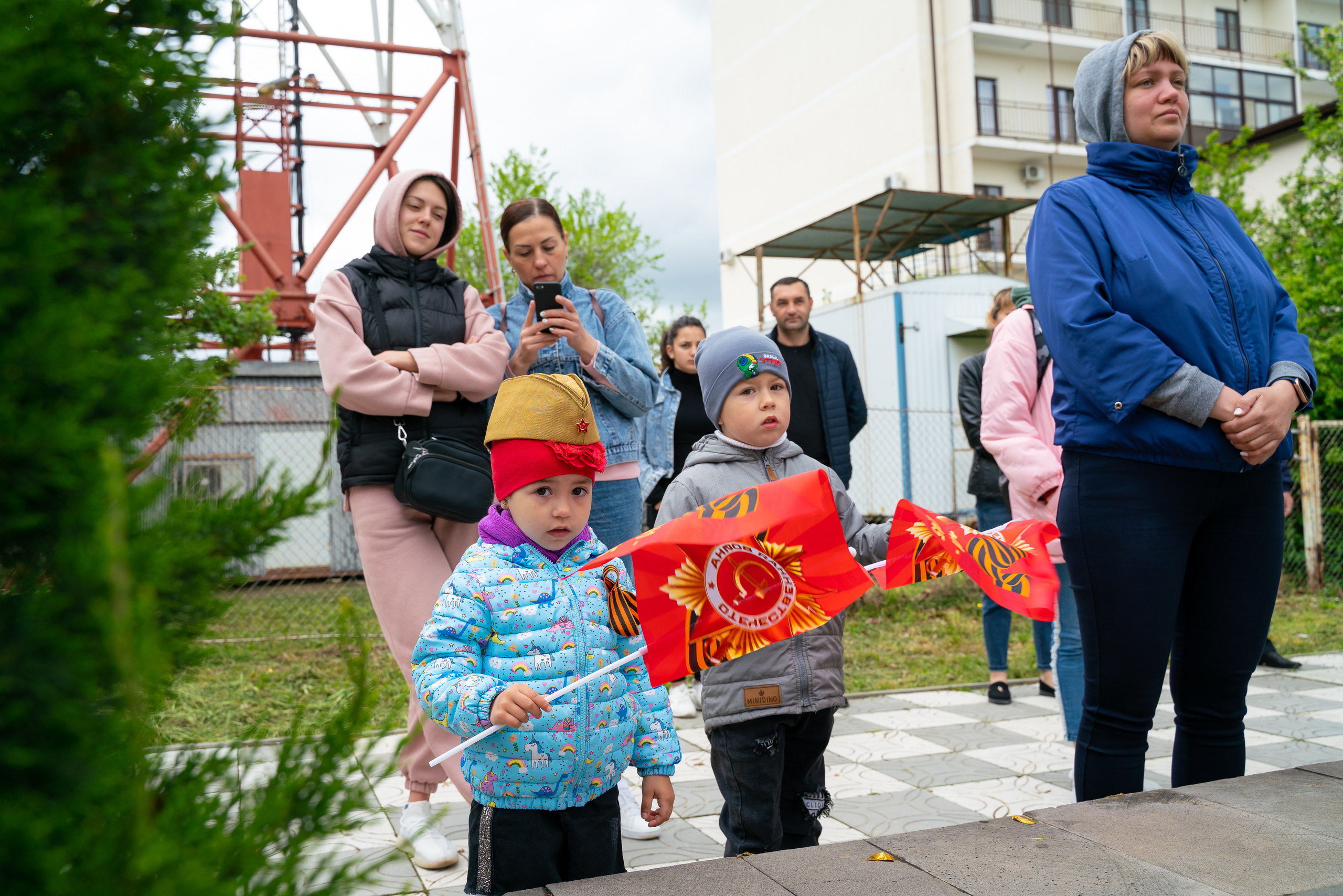 Митинг 9 мая. Жизнь курорта Кабардинка в фотографиях