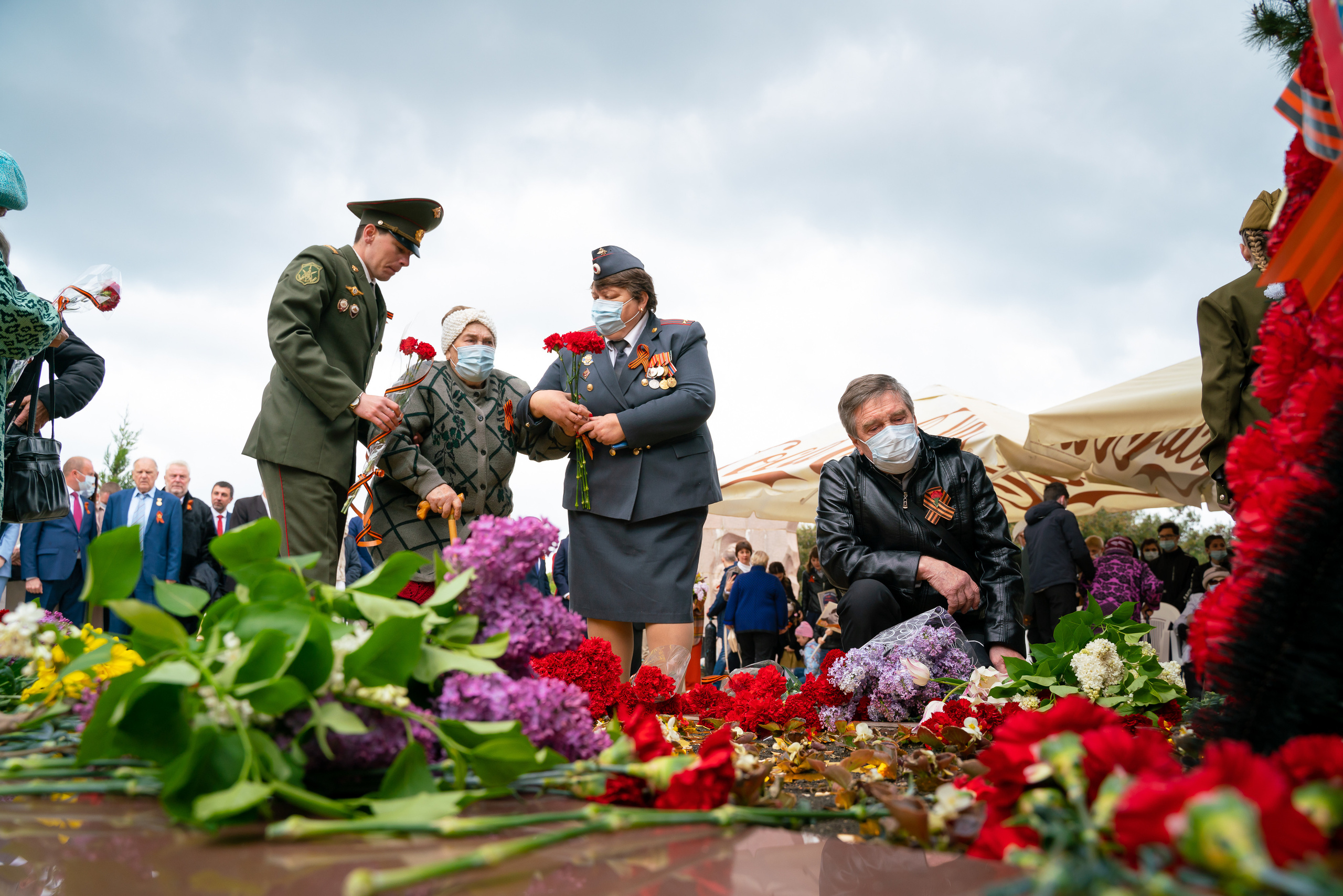 Митинг 9 мая. Жизнь курорта Кабардинка в фотографиях