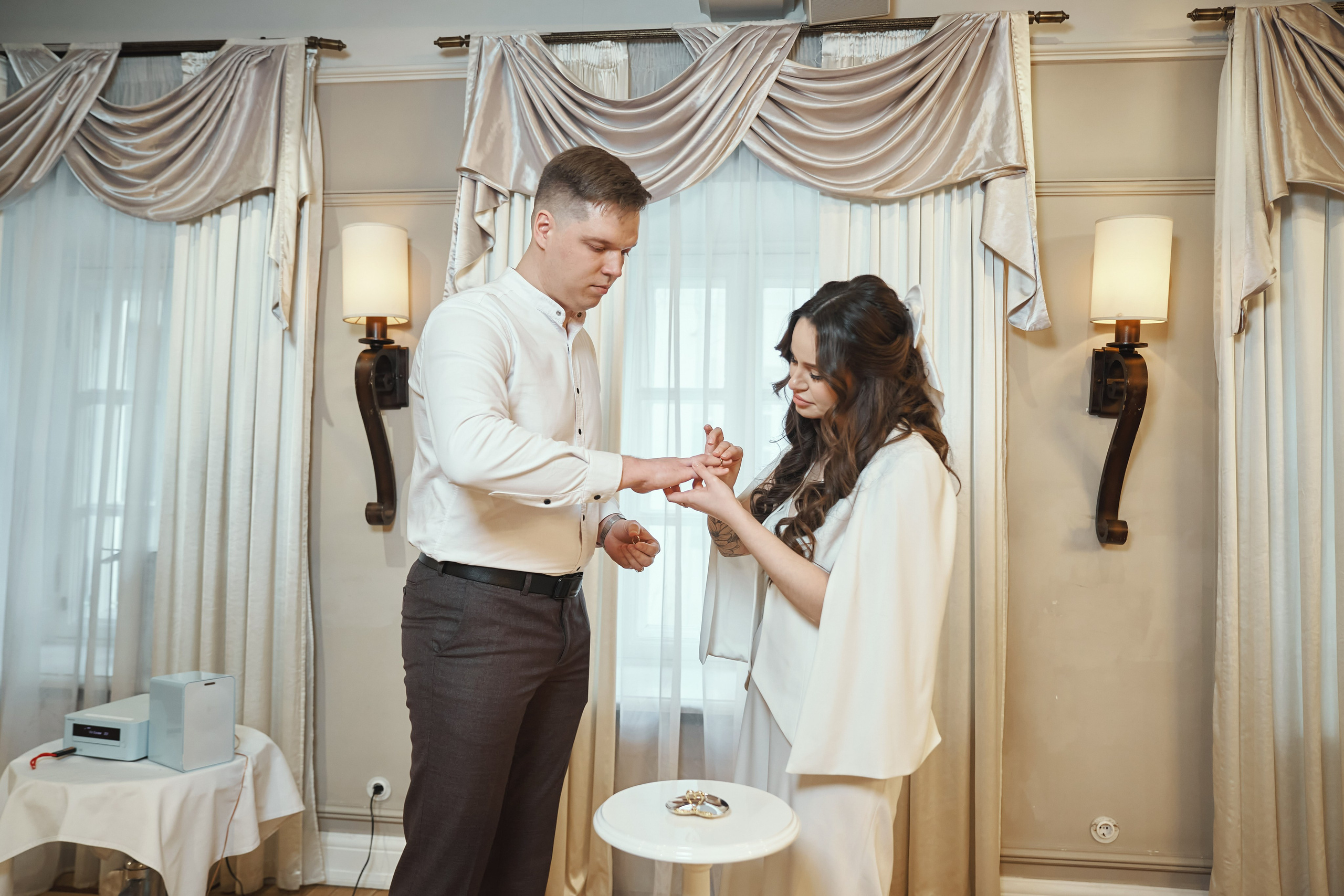 Регистрация брака в ресторане Гусятникофф. Фотограф на свадьбу