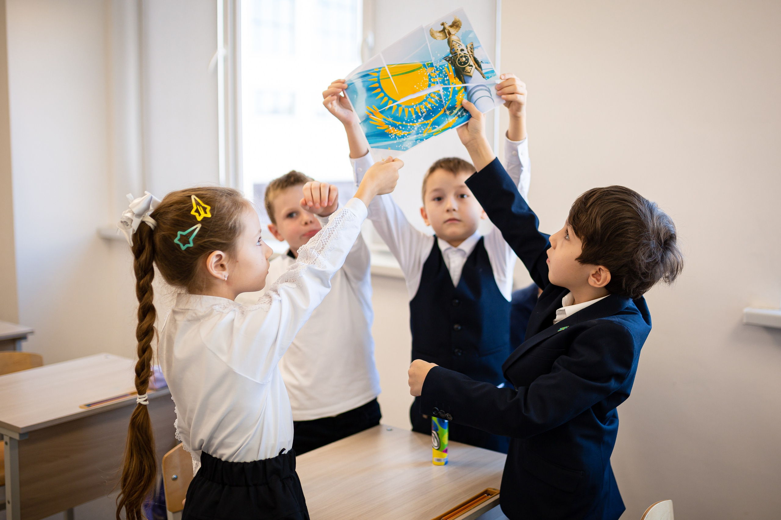 Первоклассники. Отбасылық фотограф Алена Шаталова