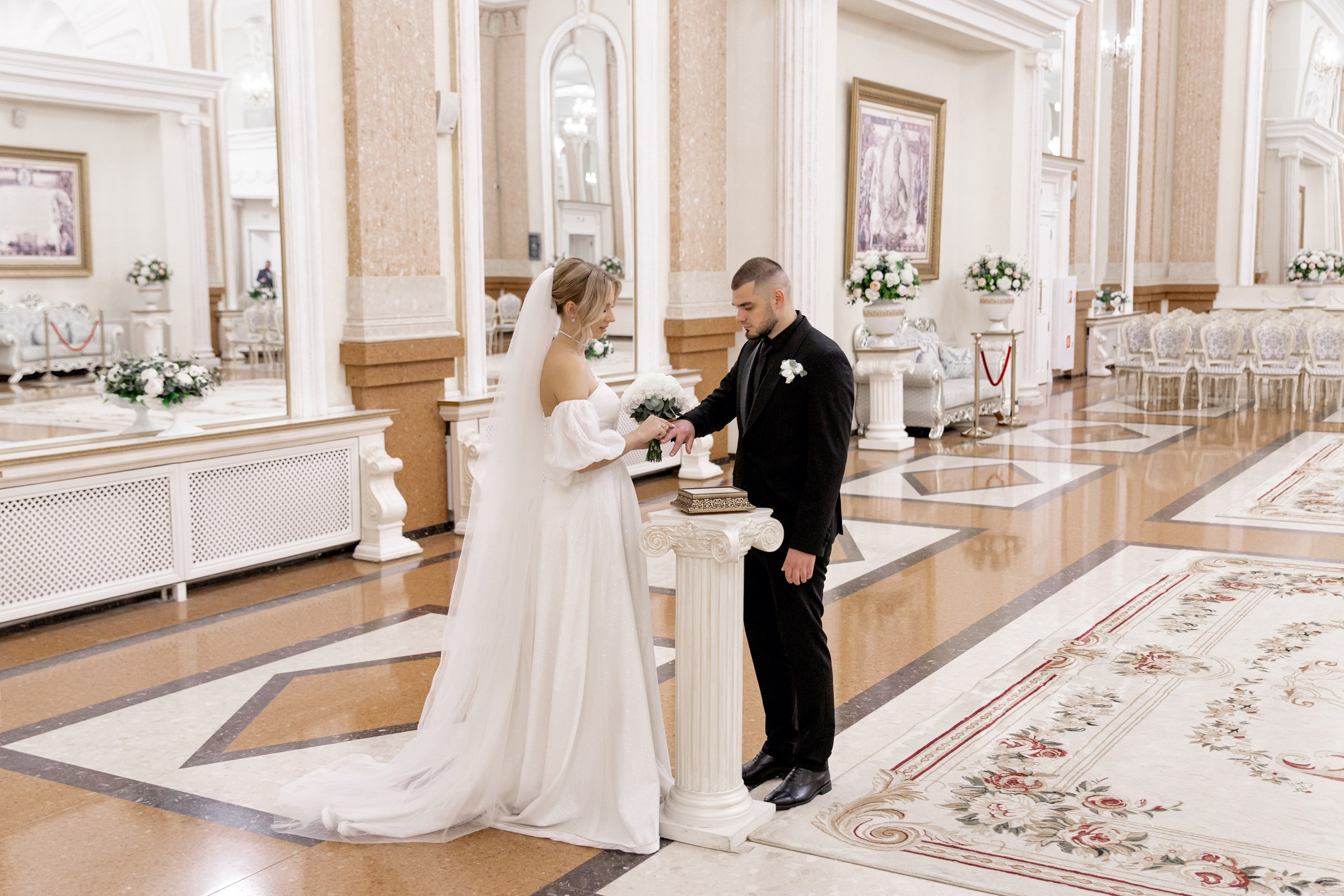 Свадебная церемония в Екатерининском зале, Краснодар. Свадебный фотограф и видеограф Краснодар, Ростов, Сочи, Новороссийск