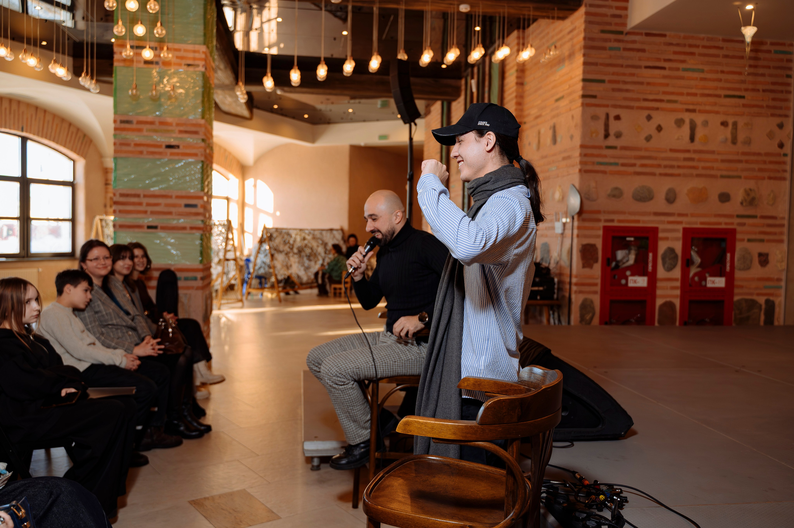 ФАН встреча участников проекта FACTOR.BY: Ибрагима Карасова и Шамхала Хачатуряна. Фотограф Беларусь — Ольга Шаповалова (Жардецкая)