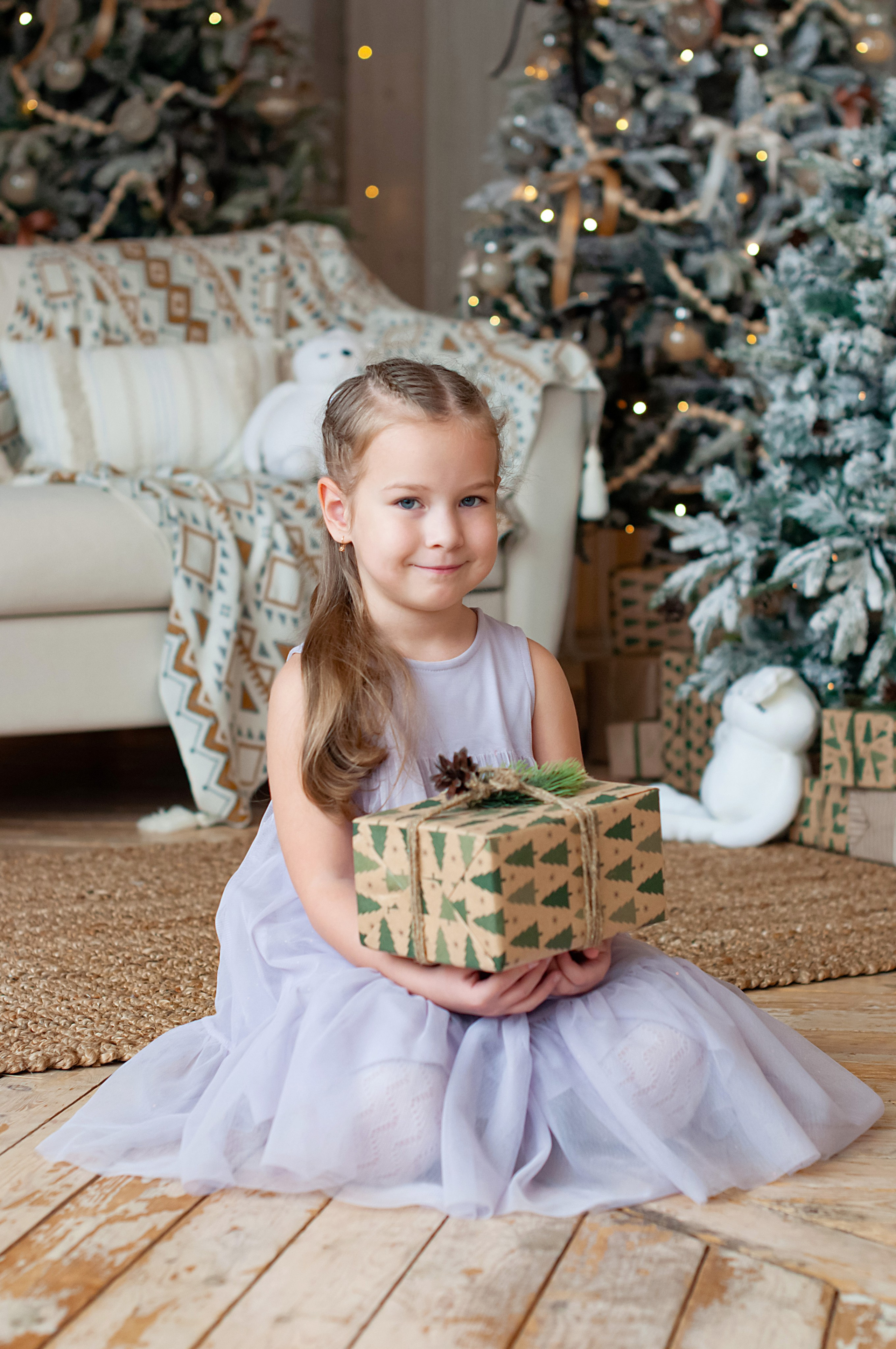 Новогодняя фотосессия семья Петрушиных. Фотограф в Хабаровске