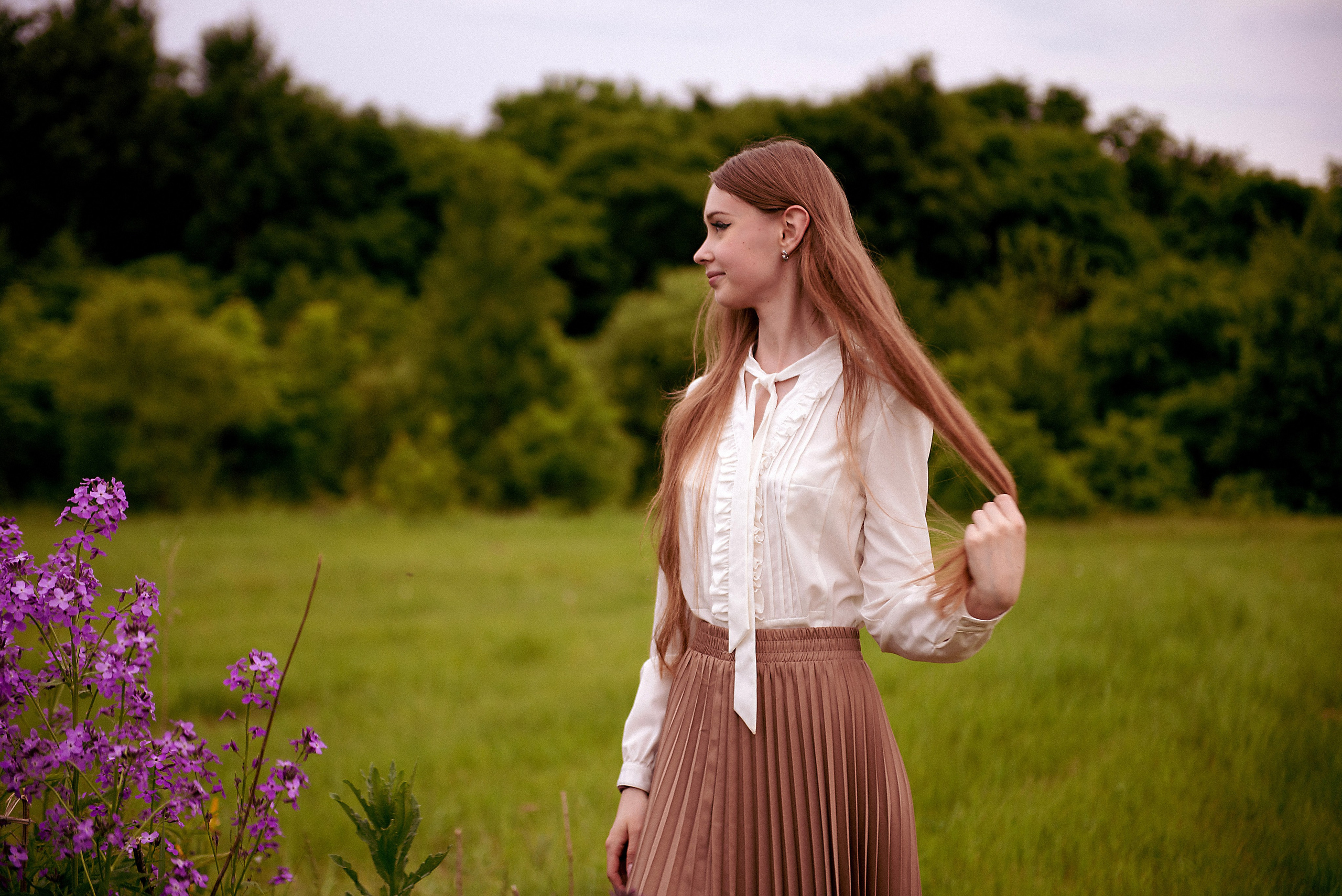 Фотосессия с лошадью. Модель Дарья. Фотограф в Хабаровске