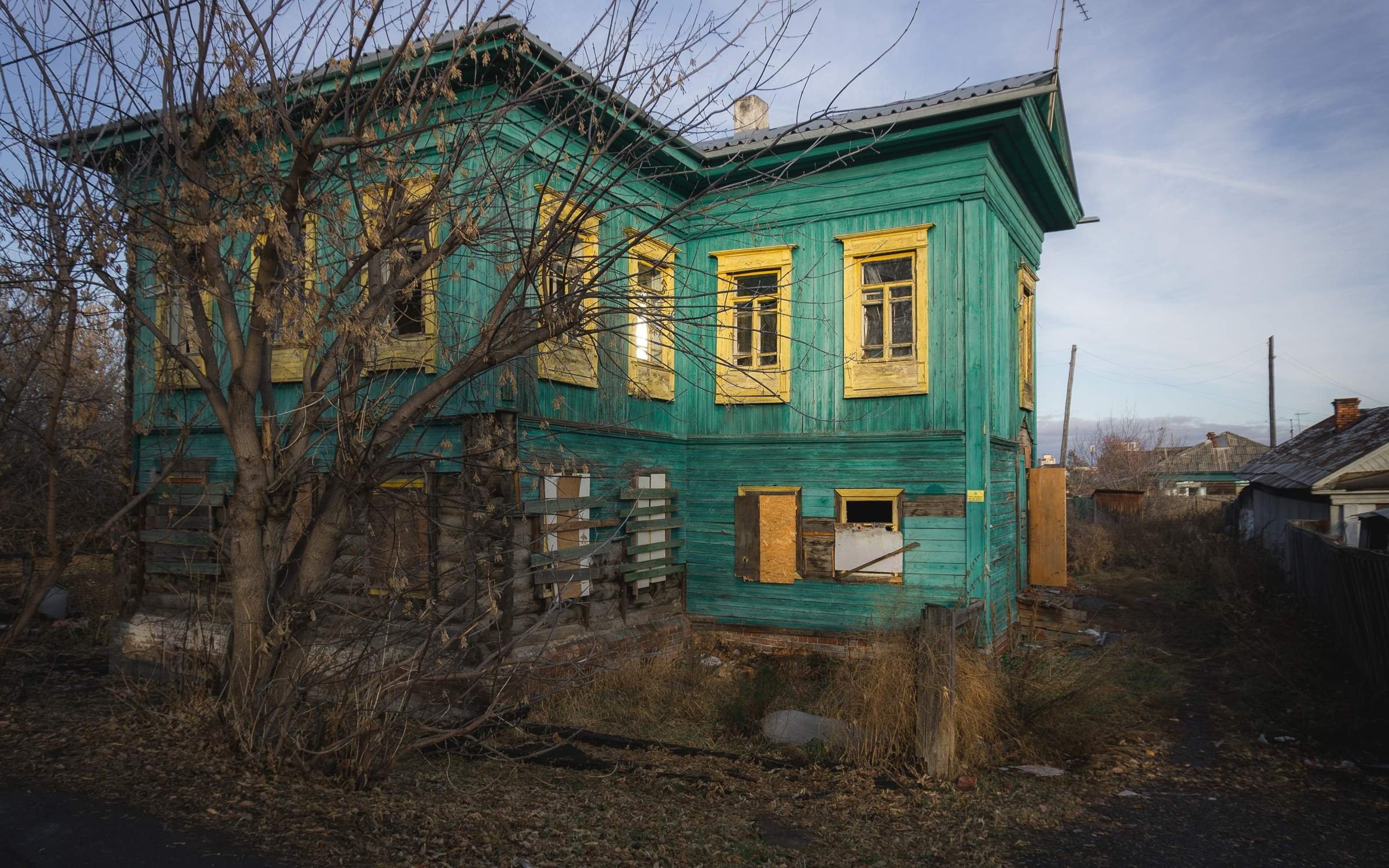 Пешеходный мост Дендропарка и его окрестности