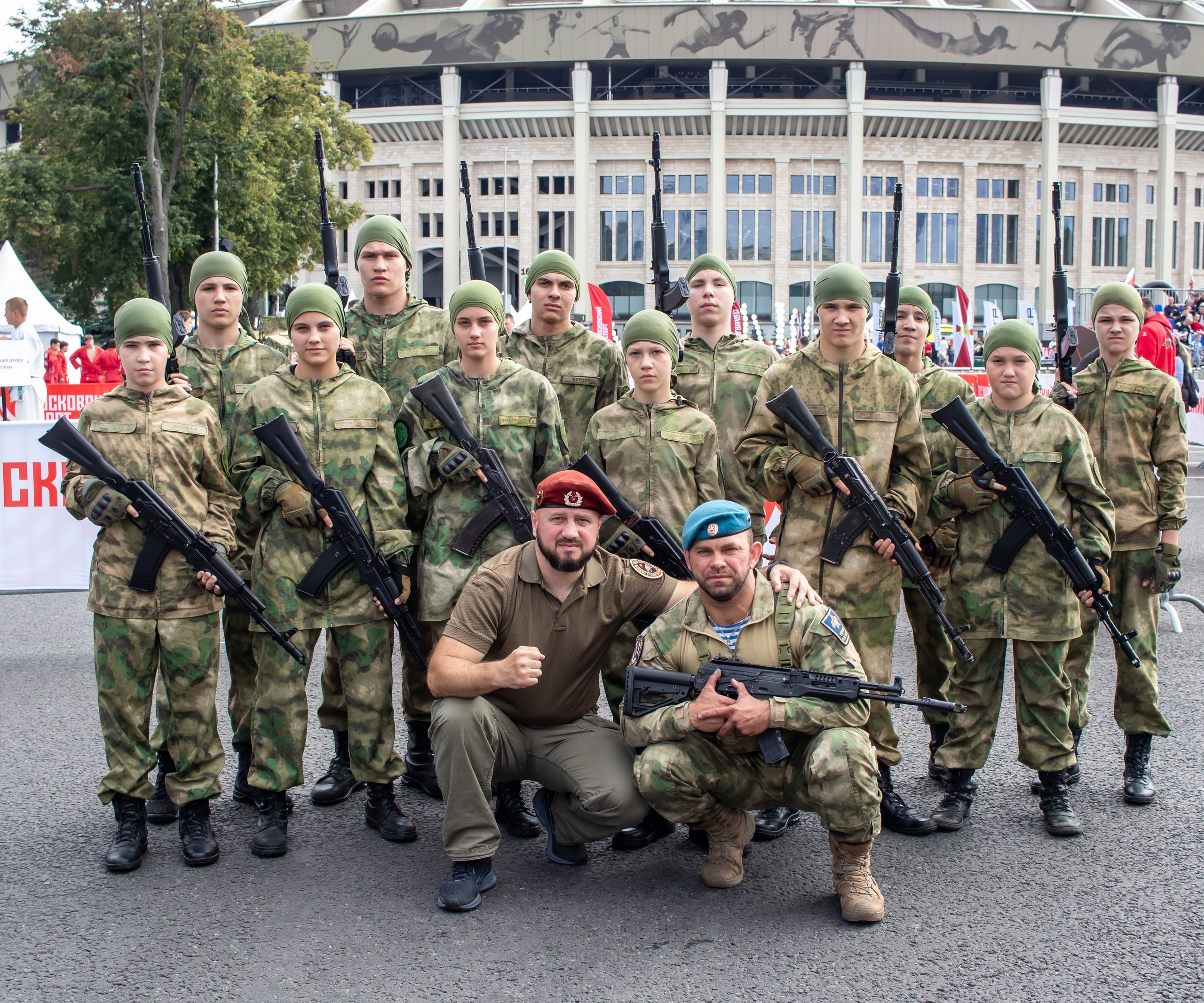 Военно-спортивный фестиваль Росгвардии в Лужниках